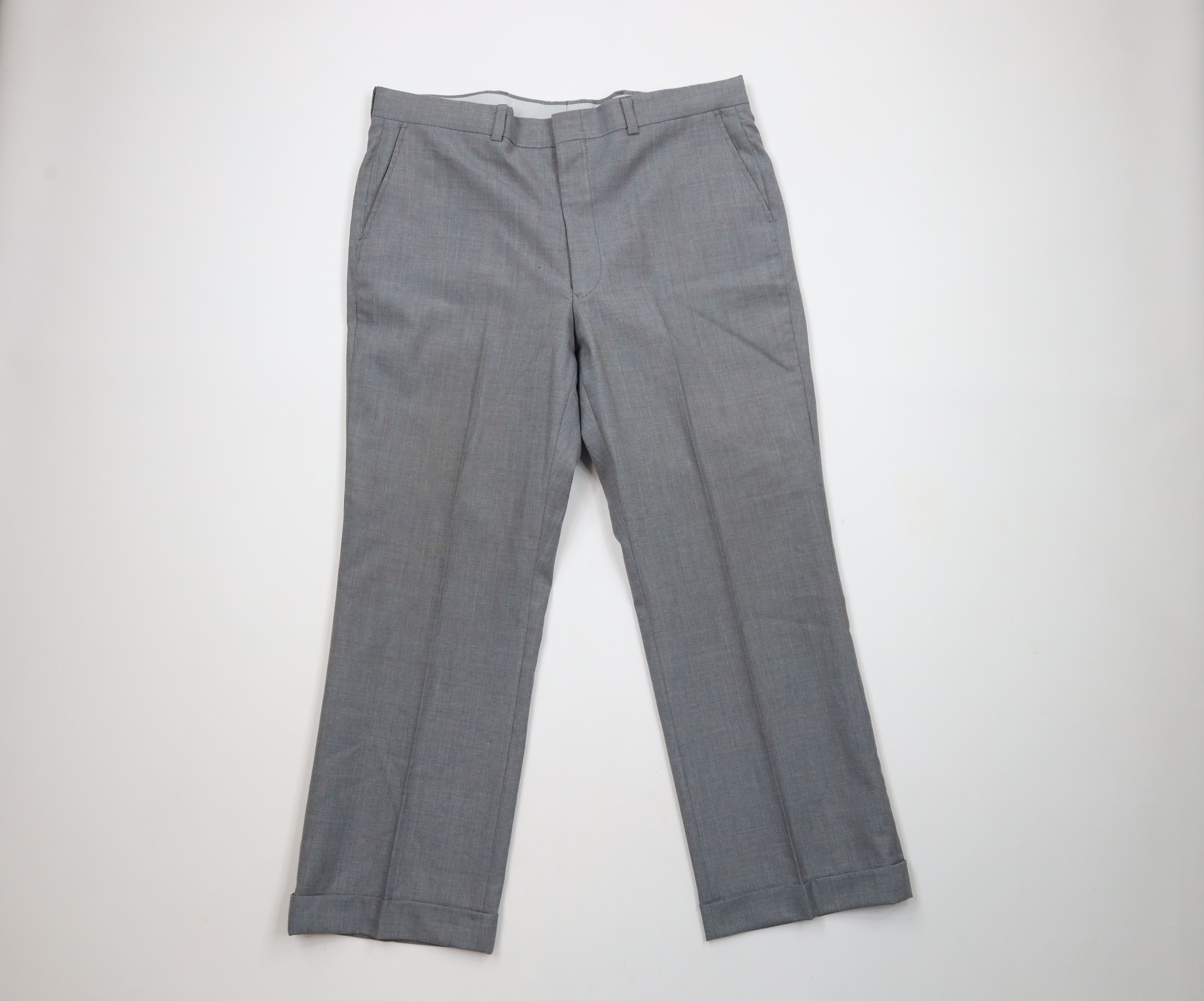 Vintage Vintage 70s Streetwear Rainbow Fleck Wool Blend Chino Pants Size US 36 / EU 52 - 1 Thumbnail