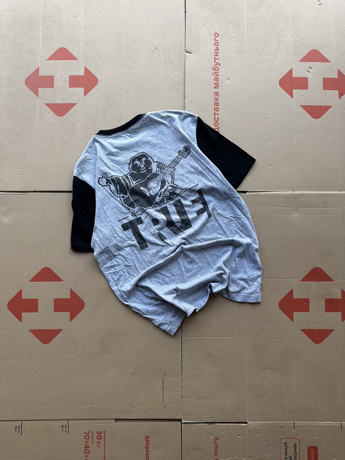 True Religion × Vintage True Religion T-Shirt Y2K Big Logo Hype SK8 90s Size US M / EU 48-50 / 2 - 1 Thumbnail