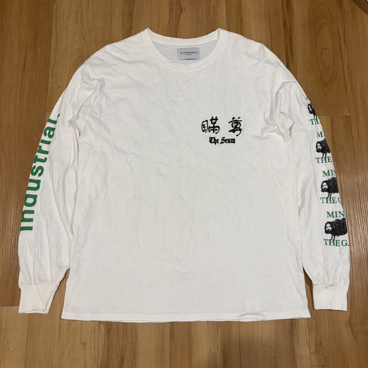 Japanese Brand Black weirdos charl manson long sleeve t-shirt Size US L / EU 52-54 / 3 - 3 Thumbnail