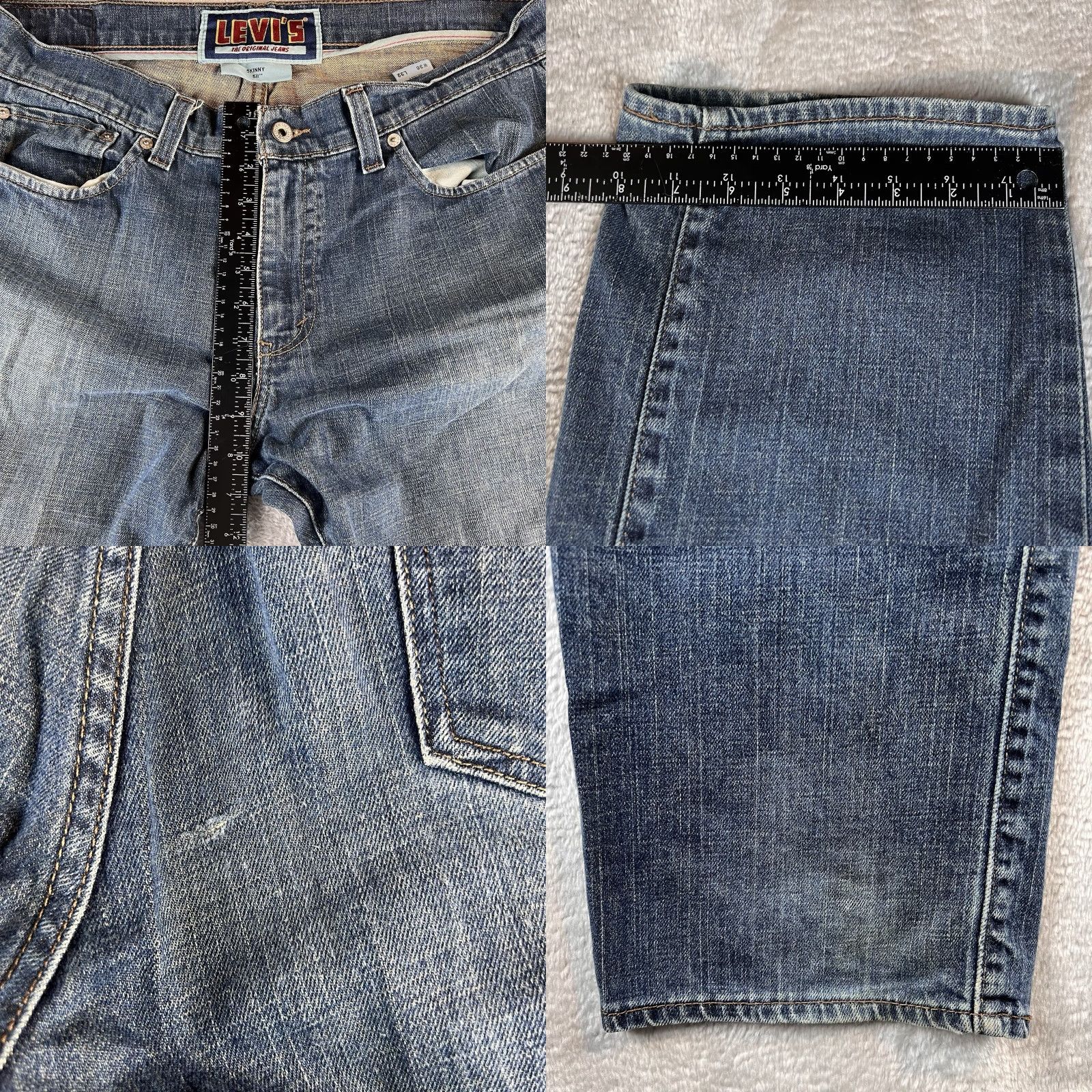 Levi's Levi's 511 Jeans Slim Skinny Fit Denim Blue 36x32 Regular Men Size US 36 / EU 52 - 8 Thumbnail