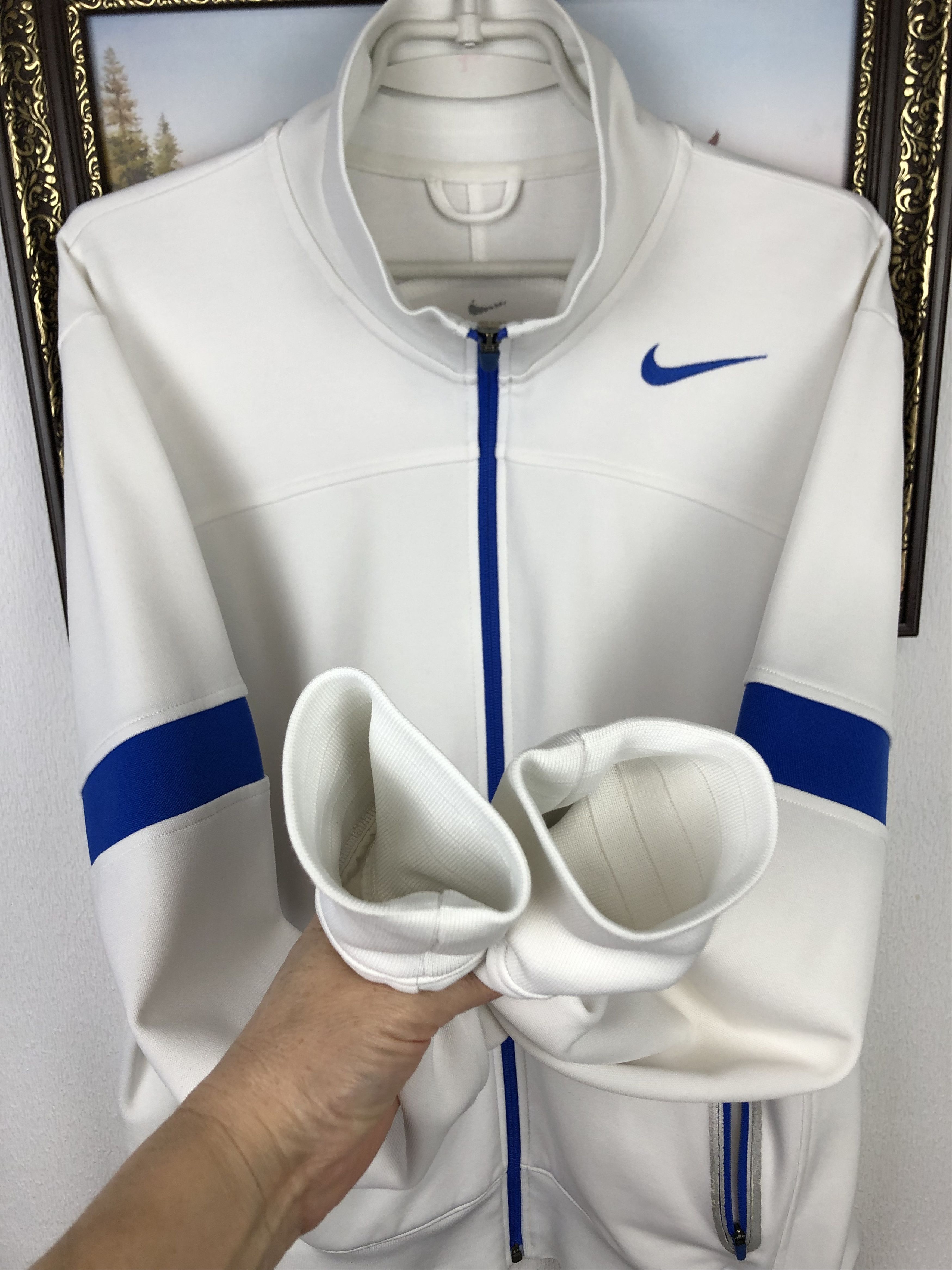 Nike Nike Rafa Nadal Wimbledon 2011 Jacket White Mens Tennis Size US L / EU 52-54 / 3 - 8 Thumbnail
