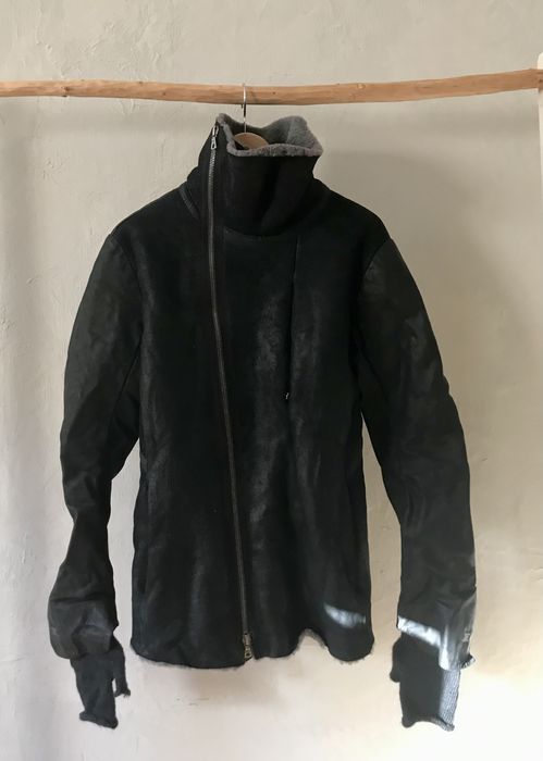 Isaac Sellam Stretch Lambskin Staple Jacket (36)