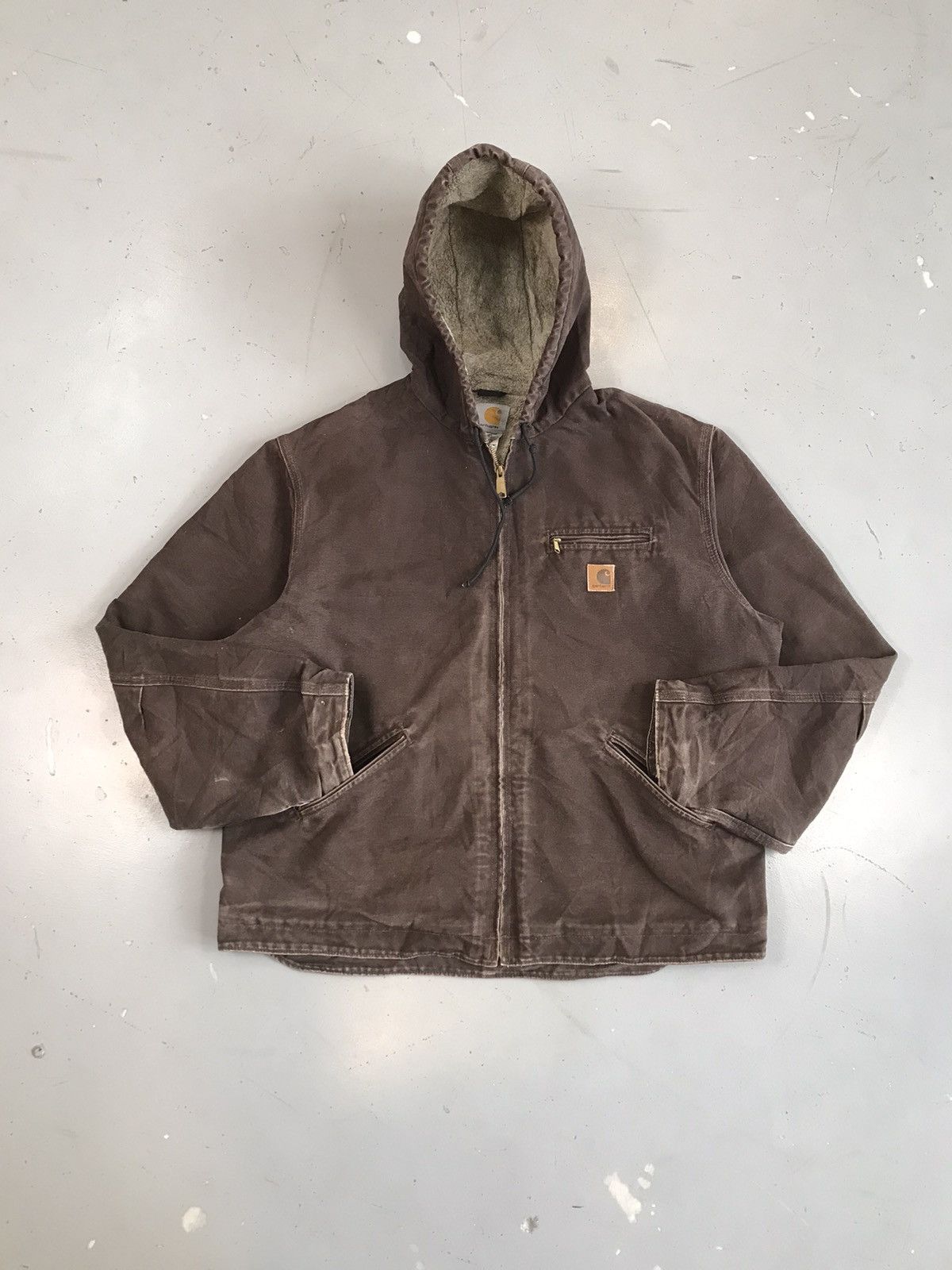 Vintage Carhartt Jacket Sherpa J141 VTG Carhartt Jacket Mens XL
