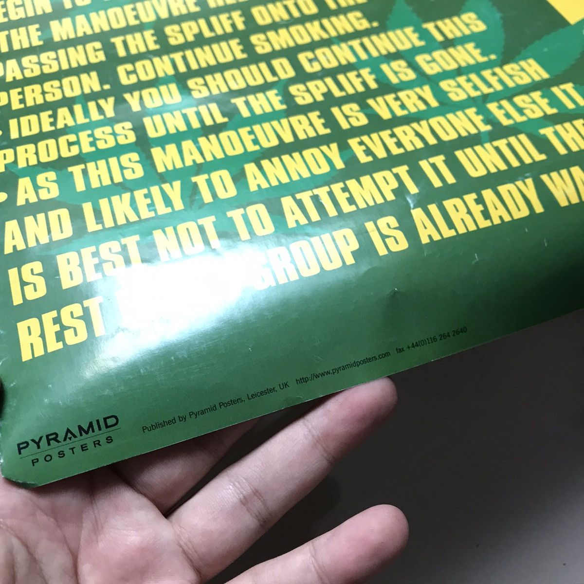 Hoodlamb × Hysteric Glamour Poster High Education Pot Weed Cannabis Marijuana made in Uk Size ONE SIZE - 22 Thumbnail
