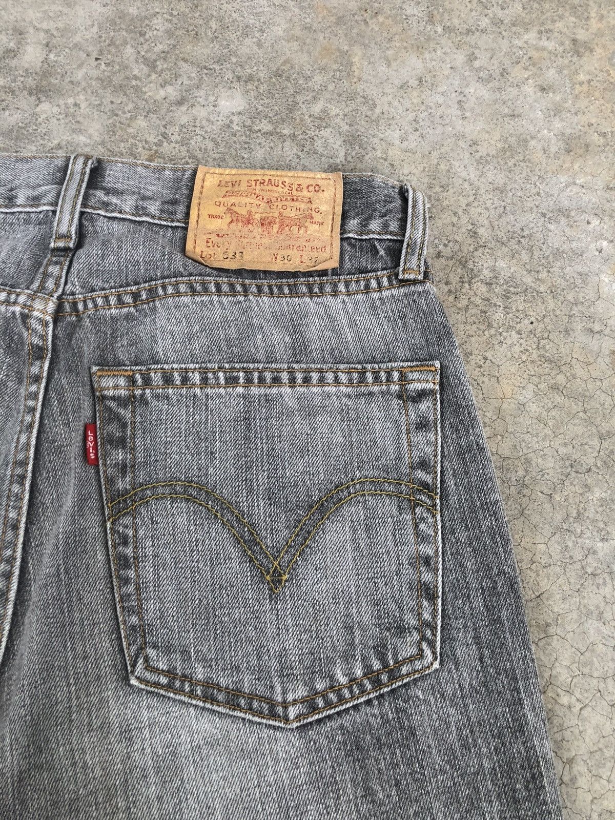 Levi's Vintage Levis 533 Distressed Denim Made in japan Size US 30 / EU 46 - 17 Thumbnail