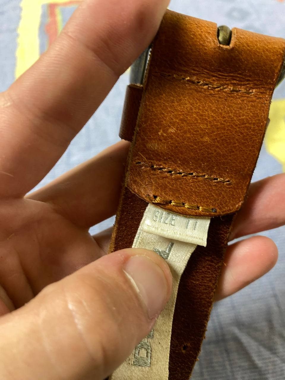 Diesel VINTAGE KIDS DIESEL LEATHER BELT SIZE 11 Size ONE SIZE - 3 Thumbnail