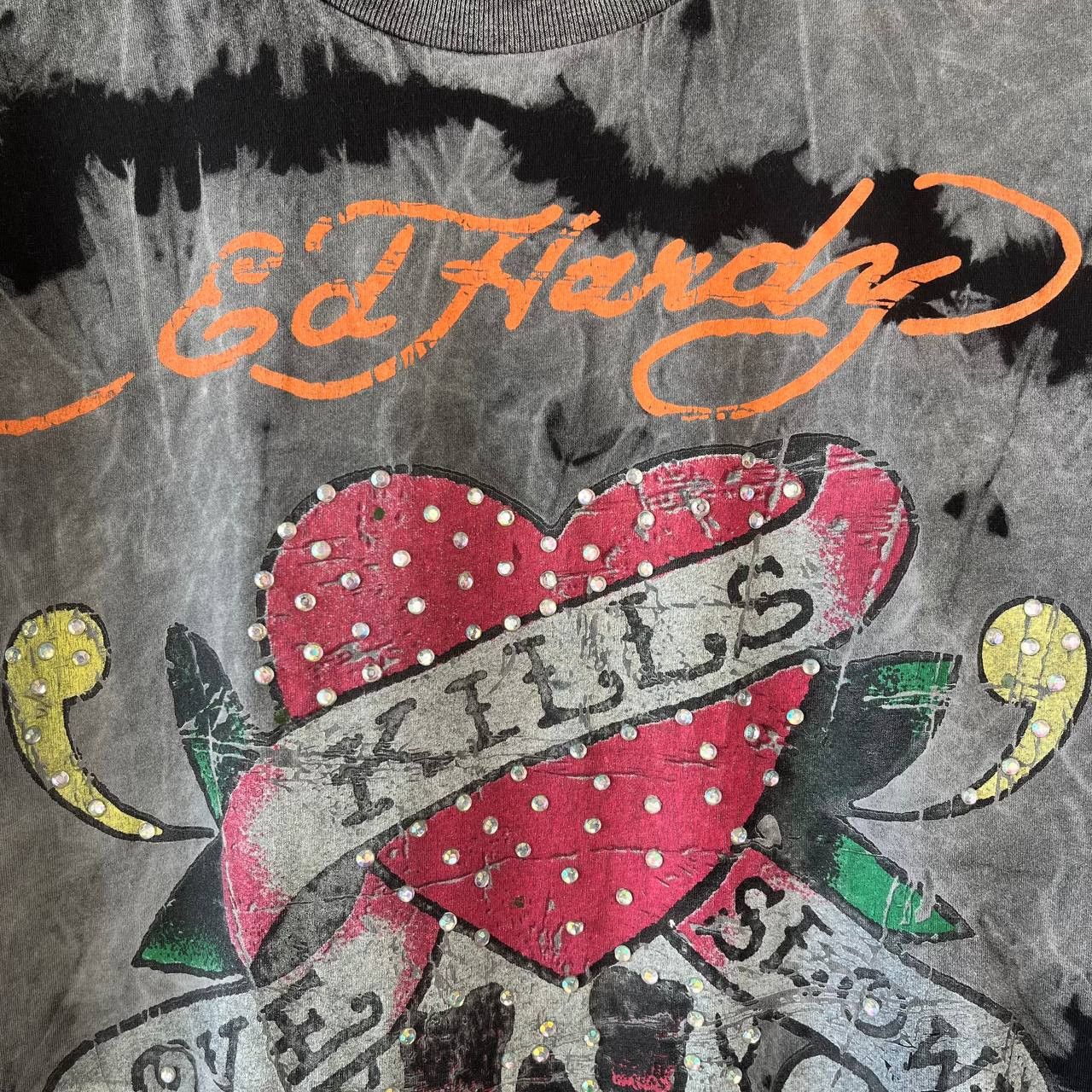 Ed Hardy Ed Hardy `Love kills slowly` Tie-dye Tshirt Size L Size US L / EU 52-54 / 3 - 5 Thumbnail
