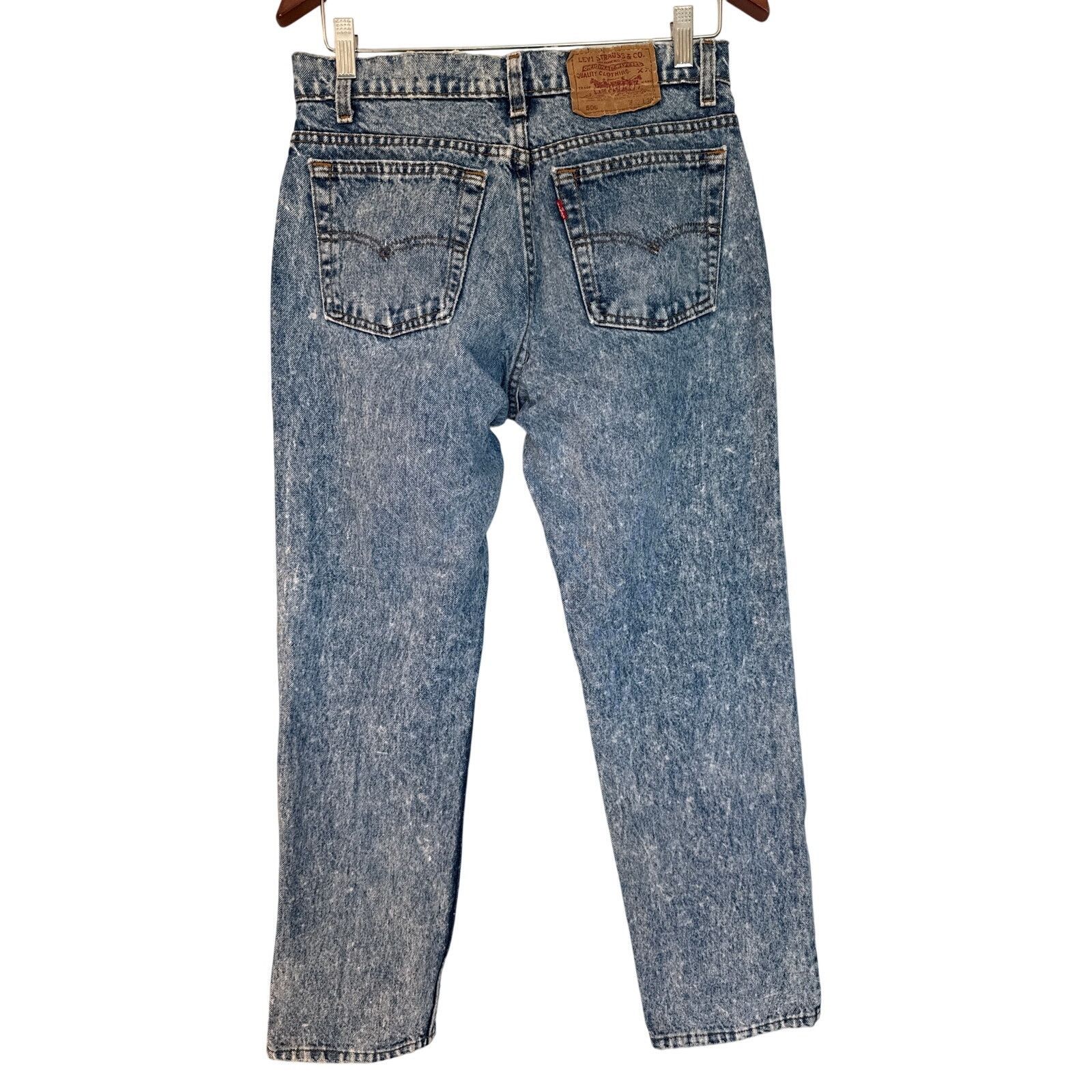 Levi's Vintage Levi’s Acid Wash 80's Blue Jeans 32x30 Made in USA Size US 32 / EU 48 - 9 Thumbnail