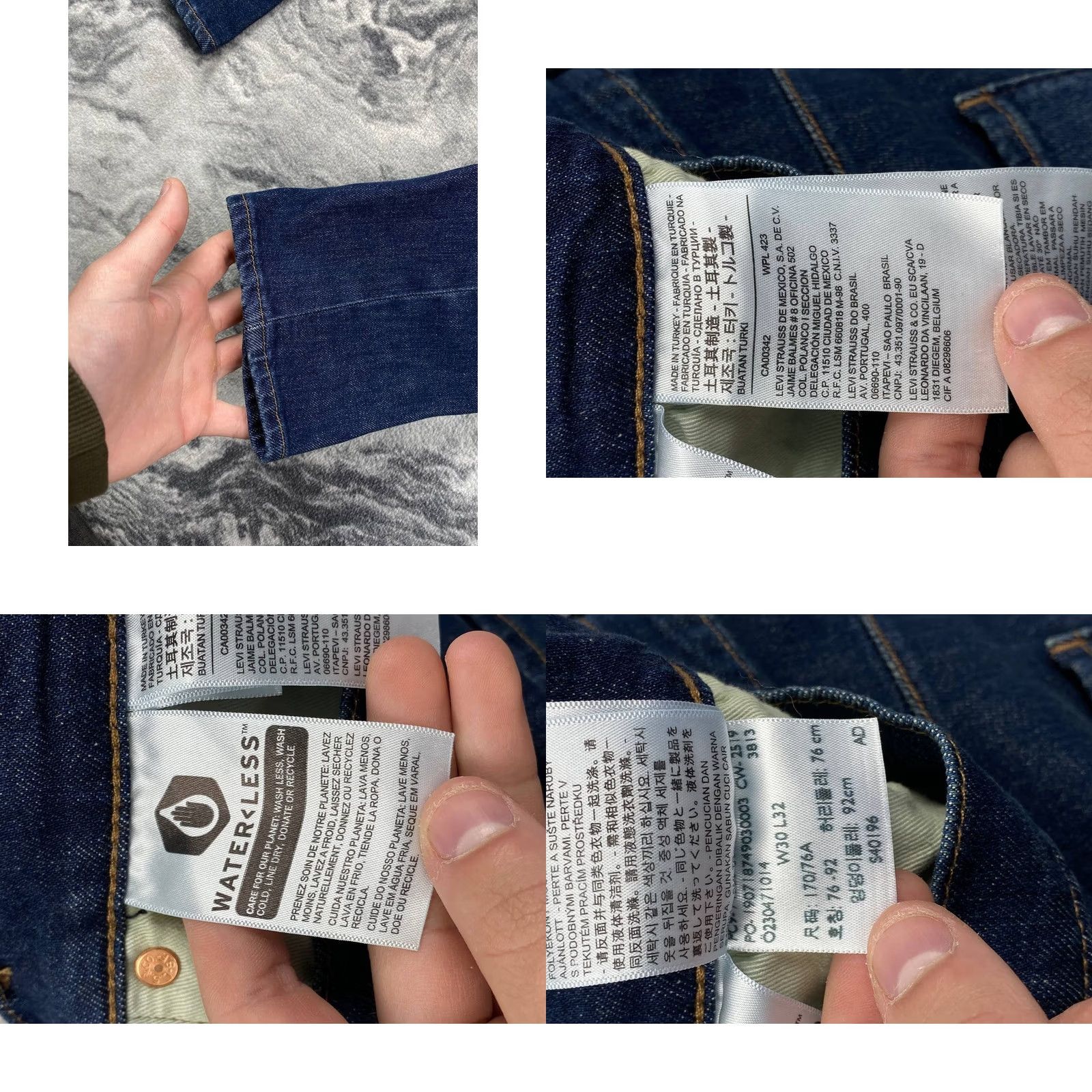 Levi's VINTAGE Levi's LEJ 512 Engineered Twisted Denim Jeans Mens Size 30x32 Japan Size US 30 / EU 46 - 8 Thumbnail