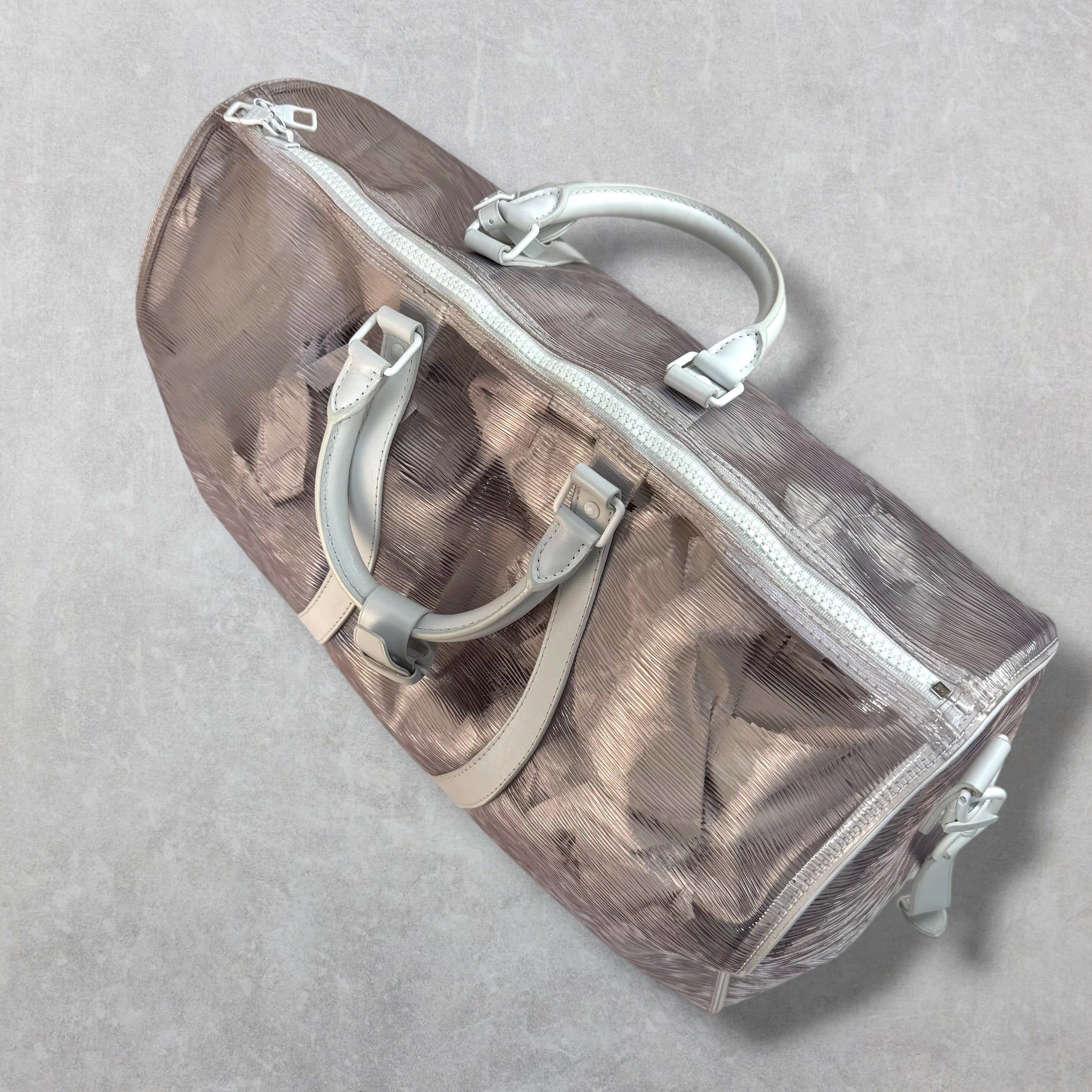 Louis Vuitton Louis Vuitton Wavy Keepall Bandoulière 50 Duffle Bag Size ONE SIZE - 6 Thumbnail