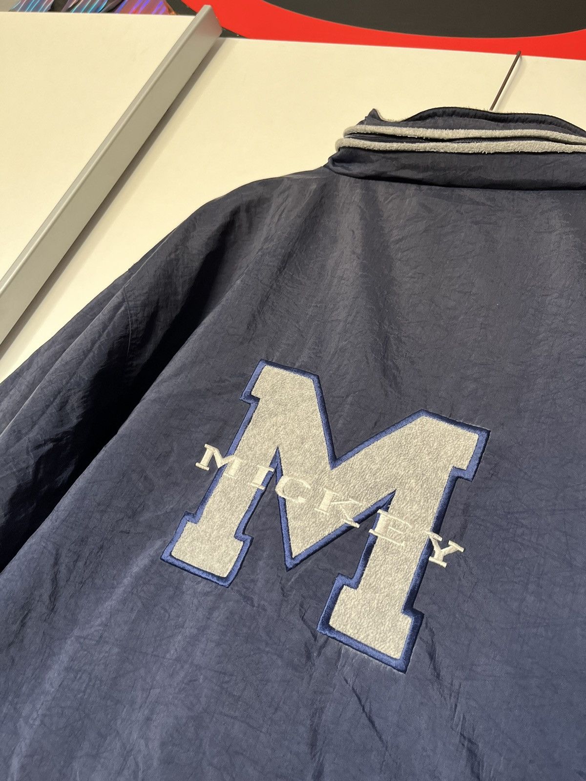 Disney × Mickey Mouse × Vintage Vintage 1980-90’s Disney Store Mickey Mouse Jacket Big M Size US L / EU 52-54 / 3 - 9 Thumbnail
