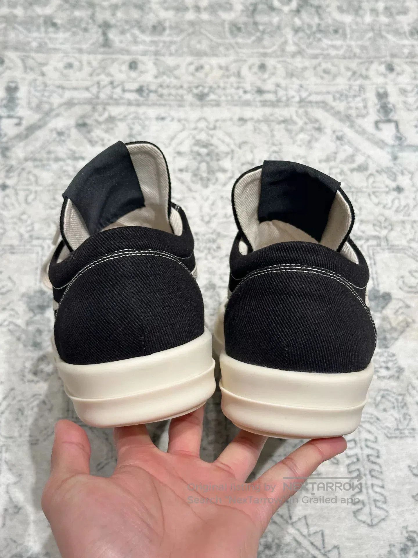 Rick Owens Drkshdw Rick Owens DRKSHDW Canvas Sneakers. Size US 9 / EU 42 - 6 Thumbnail
