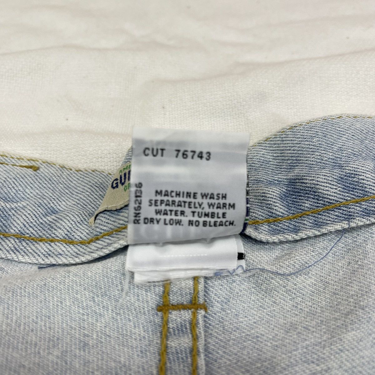 Guess 90s Vintage GUESS Custom Acid Wash Denim #1219/AQ Size US 38 / EU 54 - 14 Thumbnail