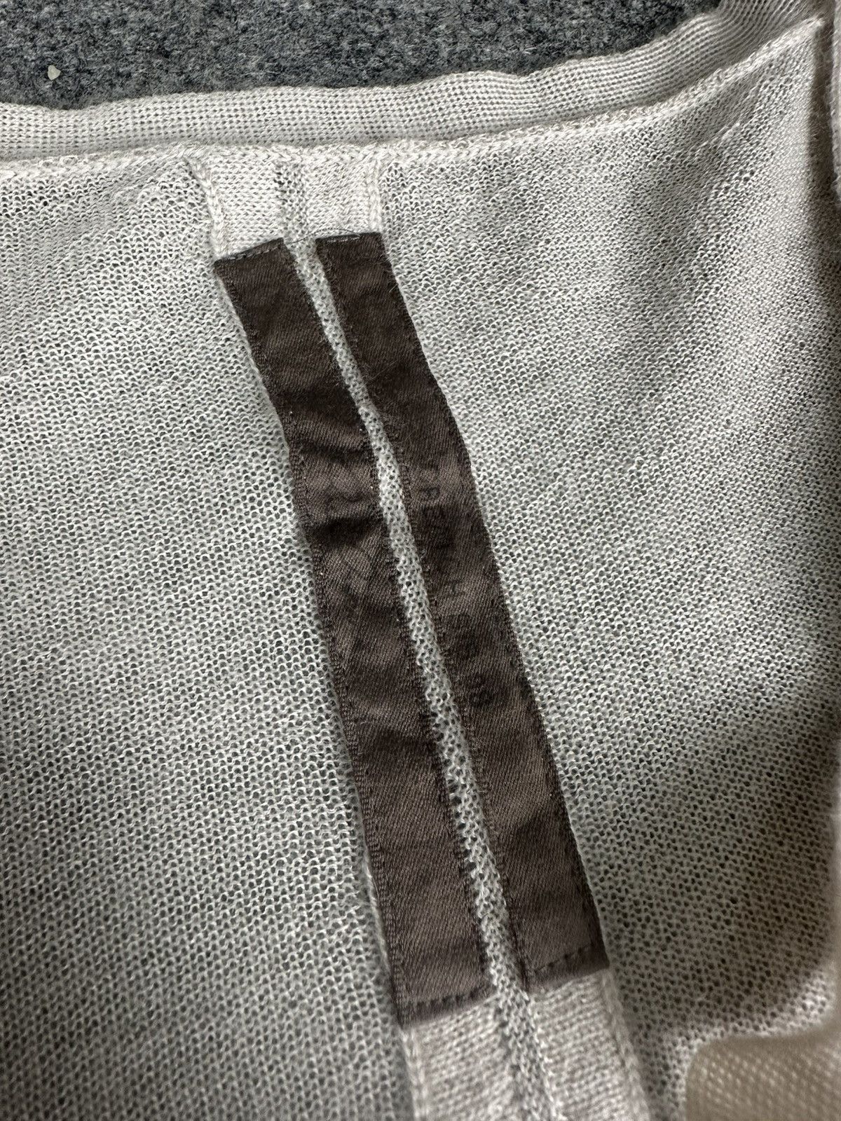 Rick Owens Rick Owens - “Creatch” S/S08 Pearl Cashmere Ribbed Cardigan Size US XS / EU 42 / 0 - 9 Thumbnail