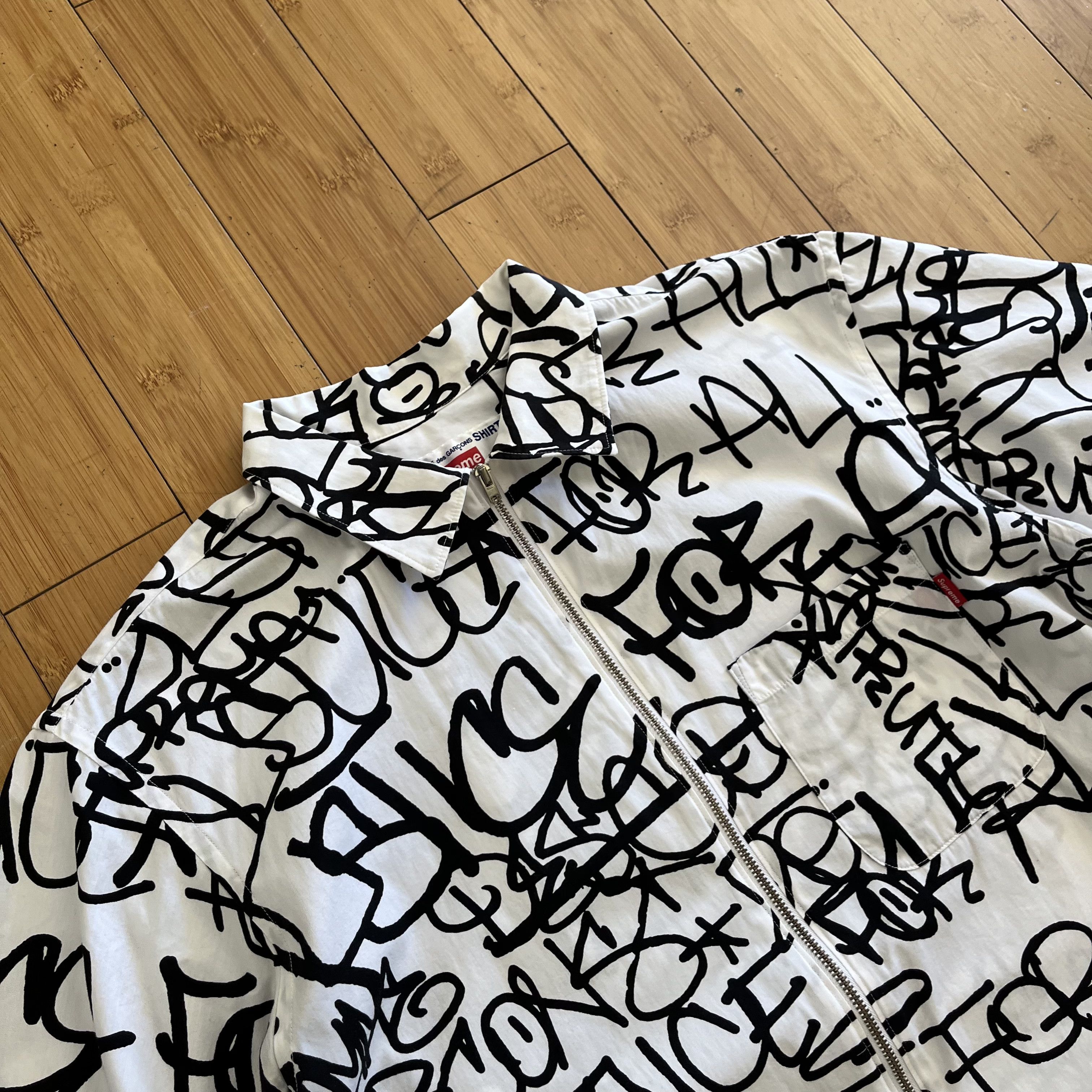 comme de garcons shirt × supreme New Supreme x CDG Drop Features Work of Legendary Graffiti