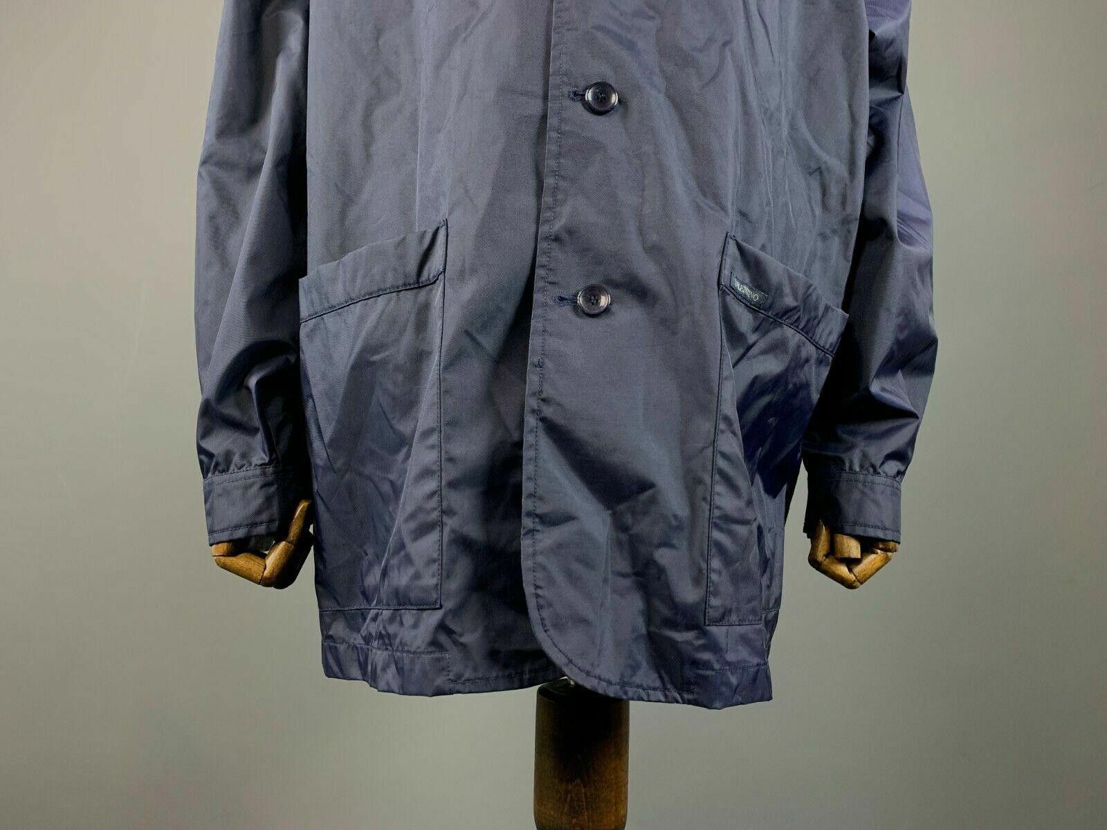 Valentino Men Valentino Jeans Blue Collared Nylon Trench Coat Size 52 Size M / US 6-8 / IT 42-44 - 3 Thumbnail