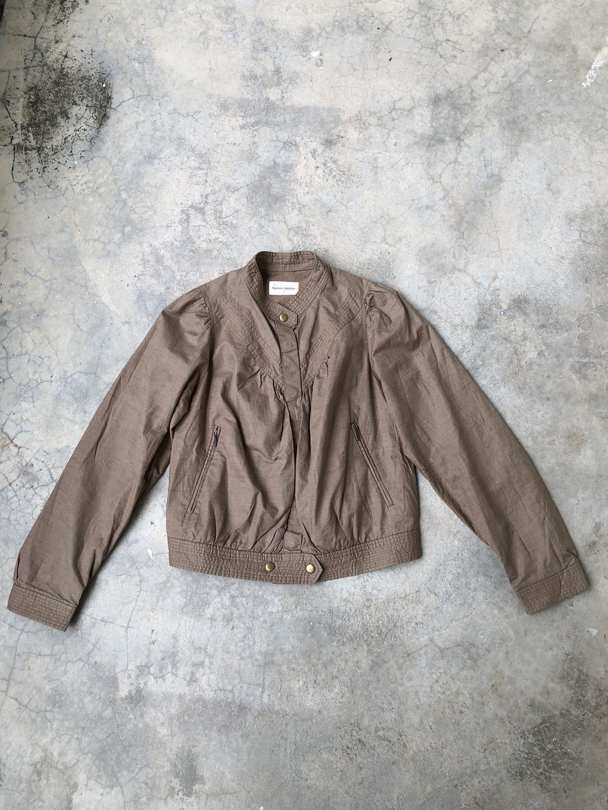 Issey Miyake Vintage issey Miyake Tsumori Chisato Cropped Button Jacket Size XS / US 0-2 / IT 36-38 - 3 Thumbnail