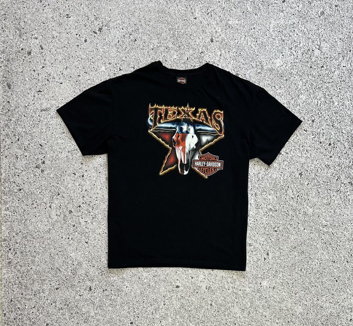 Band Tees × Harley Davidson × Vintage Vintage 2014 Trip’s Harley Davidson Texas Route 66 T-Shirt Size US XXL / EU 58 / 5 - 6 Thumbnail
