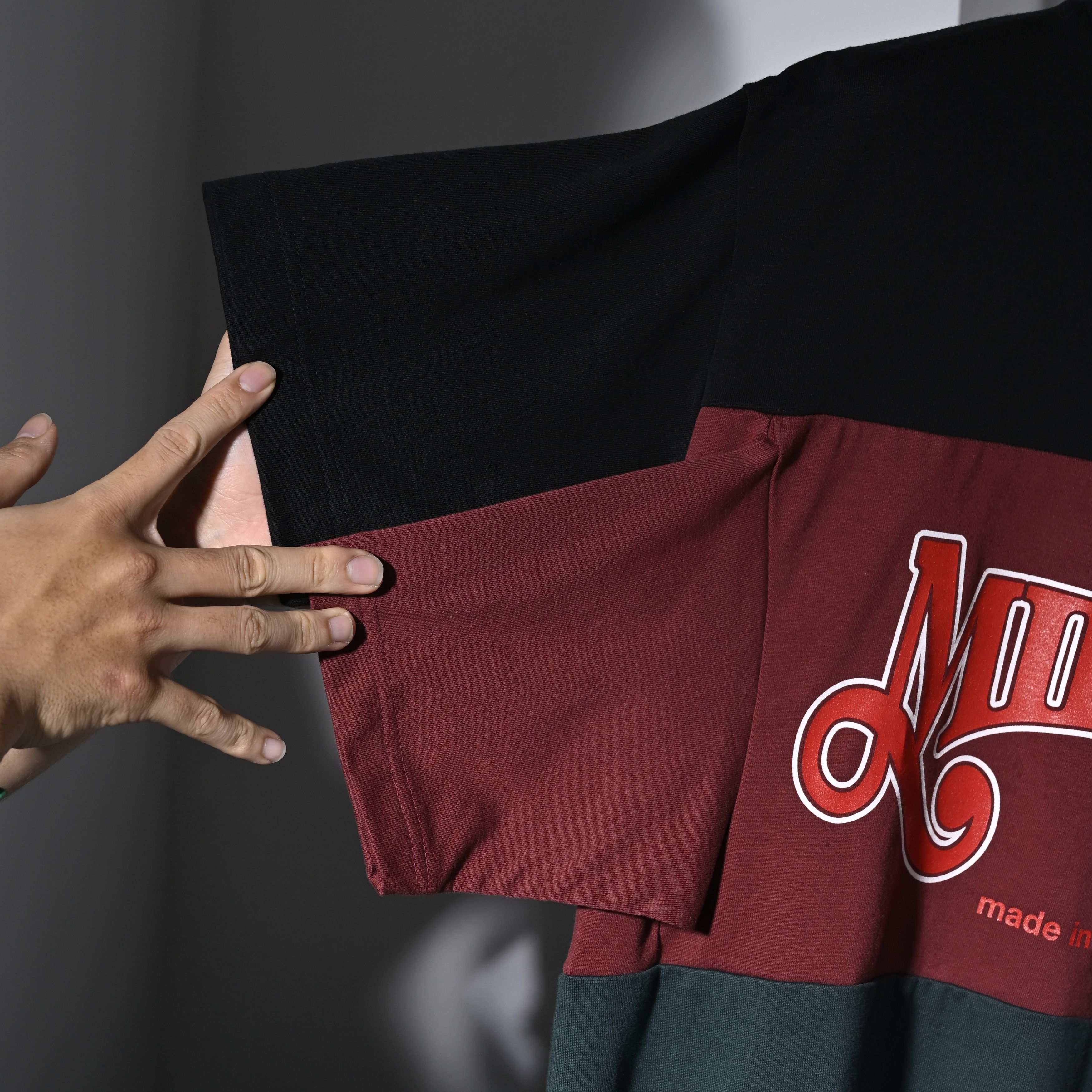 Maison MIHARA YASUHIRO MAISON MIHARA YASUHIROV LAYERED LOGO T-SHIRT-BLACK Size US S / EU 44-46 / 1 - 6 Thumbnail