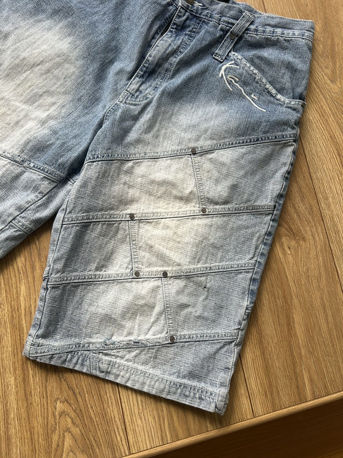 Karl Kani Karl Kani vintage Y2K Denim Shorts Size US 34 / EU 50 - 6 Thumbnail