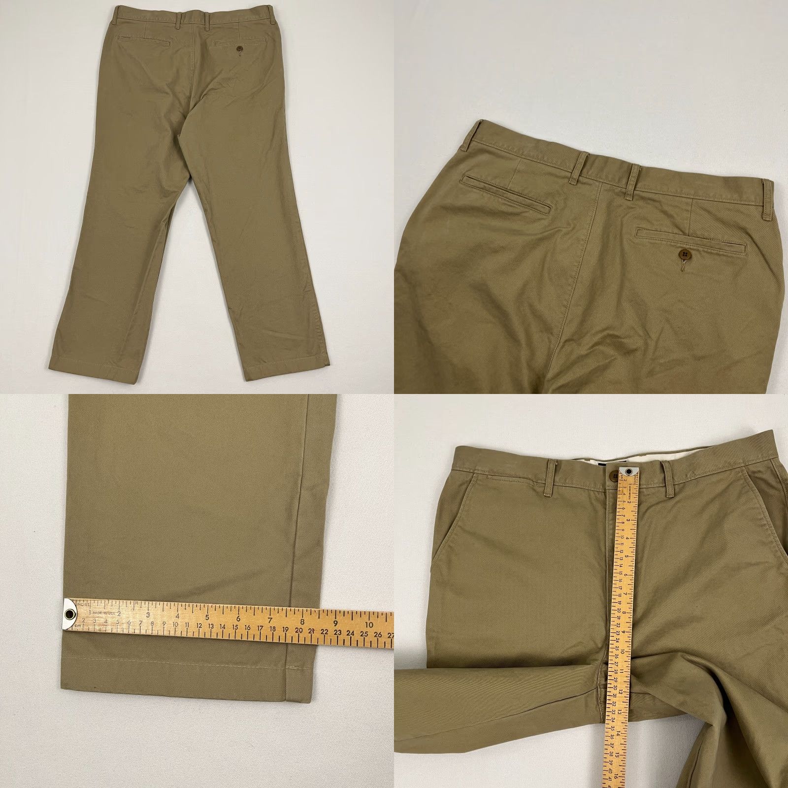 J.Crew J. Crew Oarsman Chino Pants Mens 36x26 Brown Straight Trousers Slacks Casual Business 5-Pocket Size US 36 / EU 52 - 8 Thumbnail