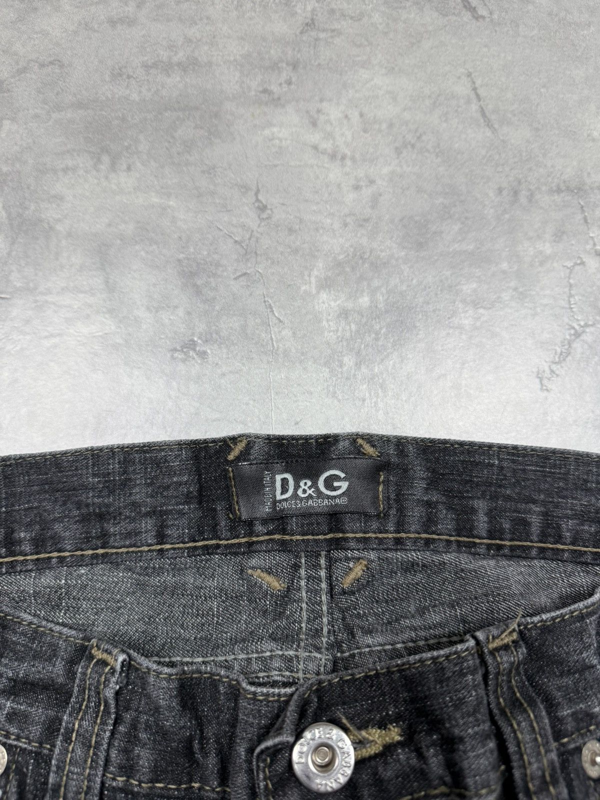 Dolce & Gabbana Dolce Gabbana Big Logo Vintage Jeans Size 32" / US 10 / IT 46 - 7 Thumbnail