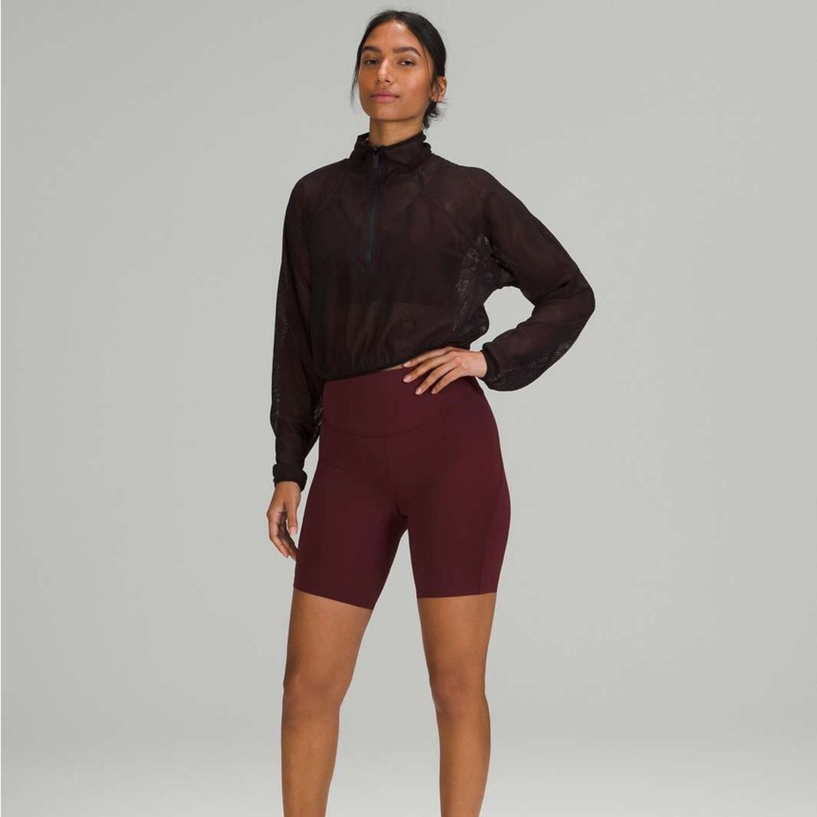Lululemon NWT Lululemon Reversible Mesh 1/2 Zip Size M / US 6-8 / IT 42-44 - 3 Thumbnail