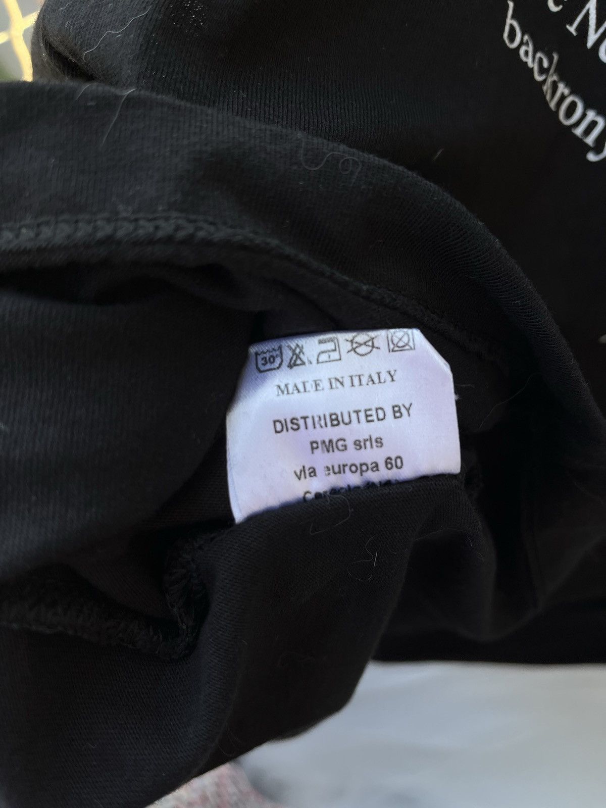 Pharrell Black t-shirt Throwback with Pharrell Williams, size L Size US L / EU 52-54 / 3 - 5 Thumbnail