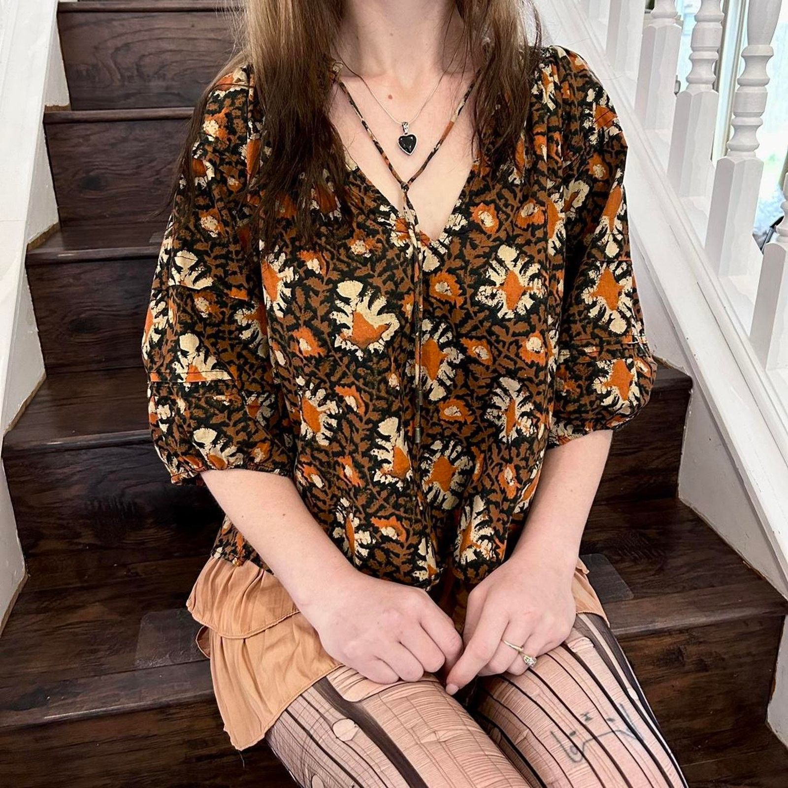 Other Free People oversized boho blouse Size M / US 6-8 / IT 42-44 - 4 Thumbnail