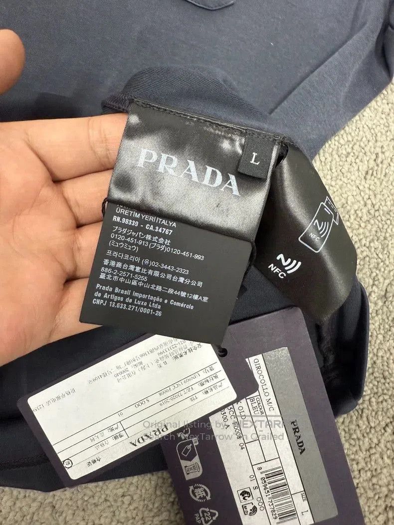 Prada Prada Gradient Logo Pocket Short Sleeve. Size US L / EU 52-54 / 3 - 3 Thumbnail