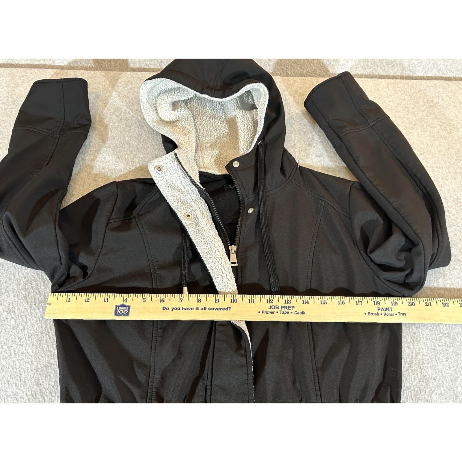 Ralph Lauren Ralph Lauren Coat Women Small Black Hood Jacket Anorak Parka Fleece Lined LAUREN Coat Size S / US 4 / IT 40 - 5 Thumbnail