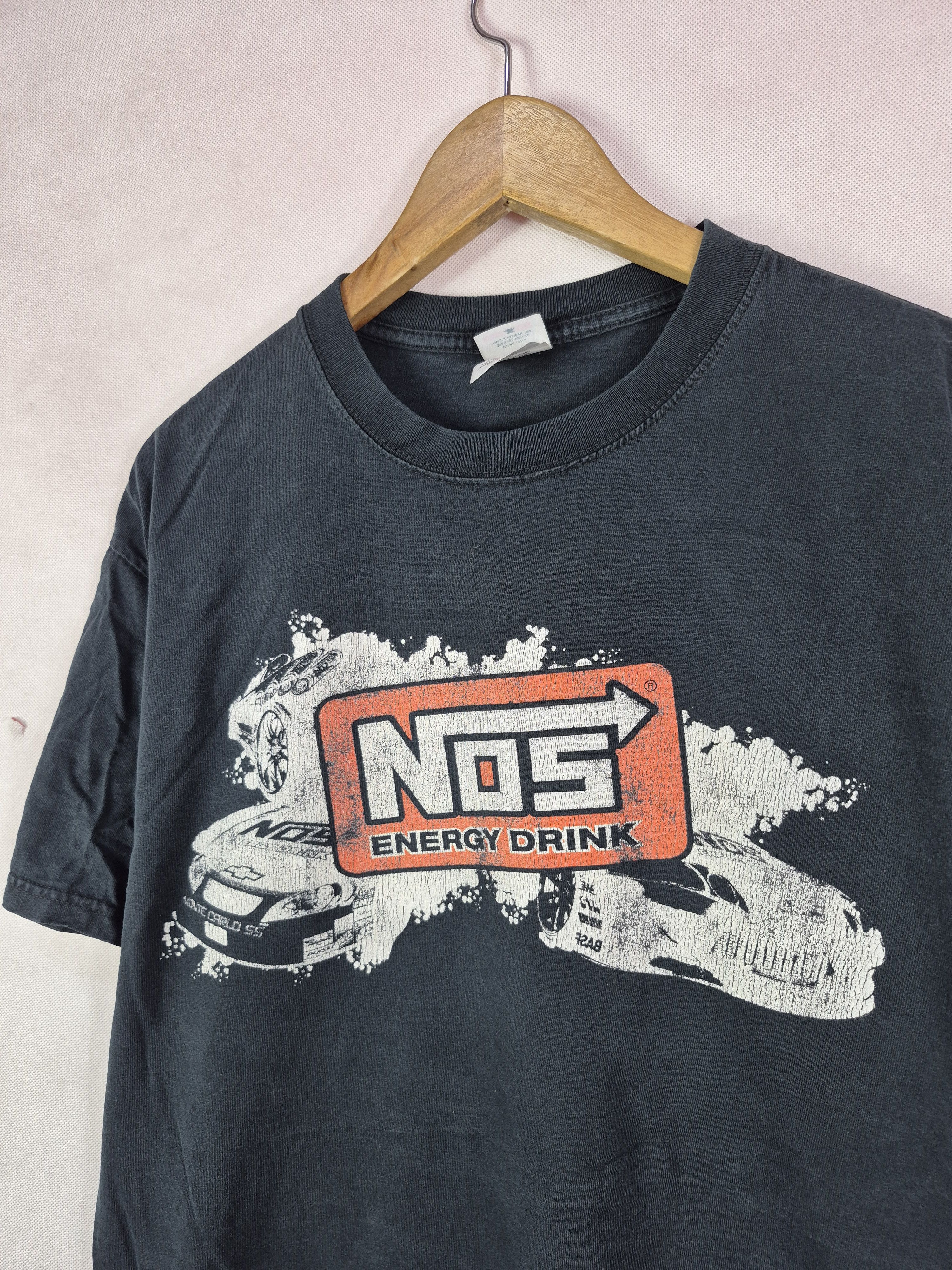 Vintage 🔥 Vintage Y2K Nos Energy Drink Promo Tee Car Racing Size US L / EU 52-54 / 3 - 3 Thumbnail