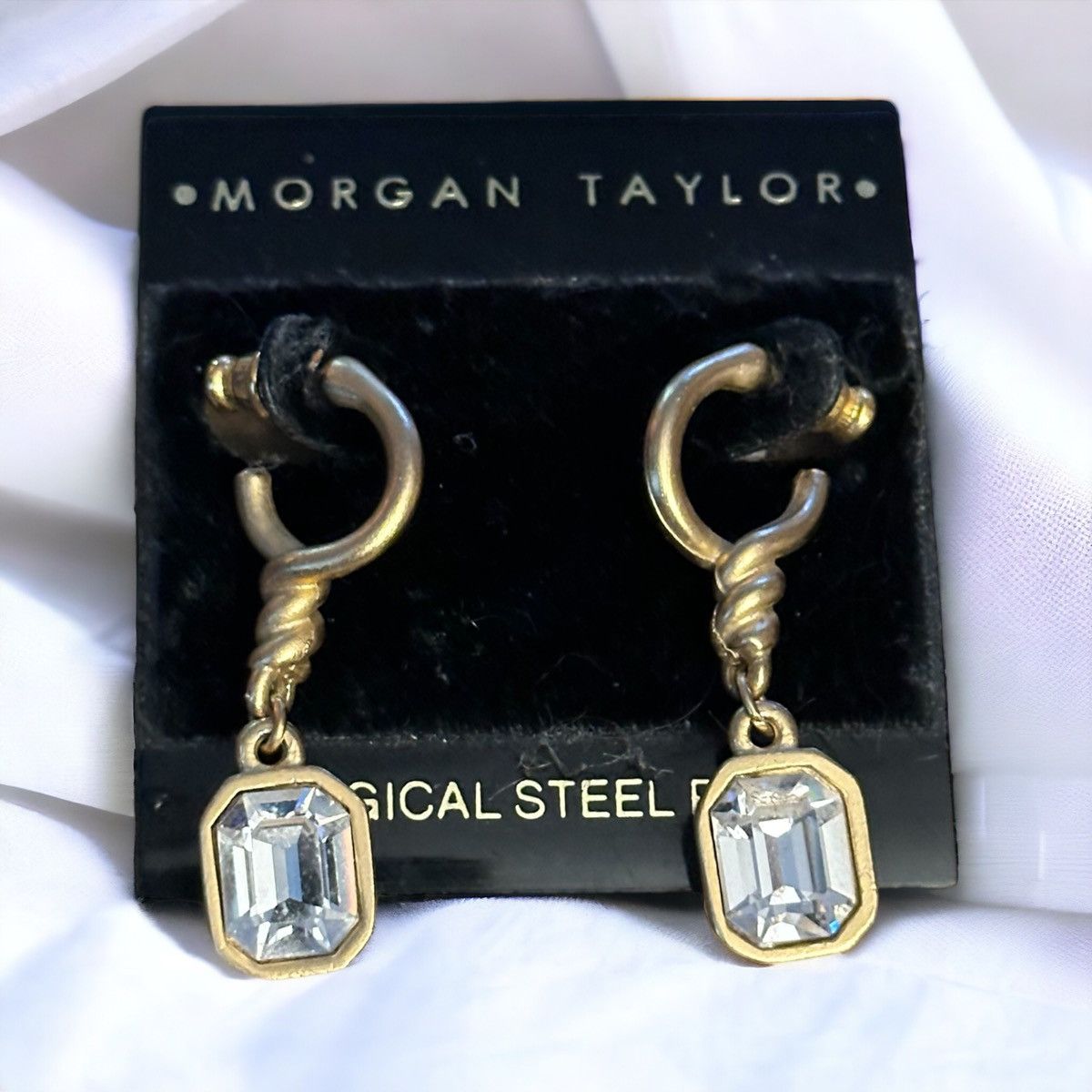 Other Morgan Taylor twisted hoop dangle stone earrings Size ONE SIZE - 1 Thumbnail