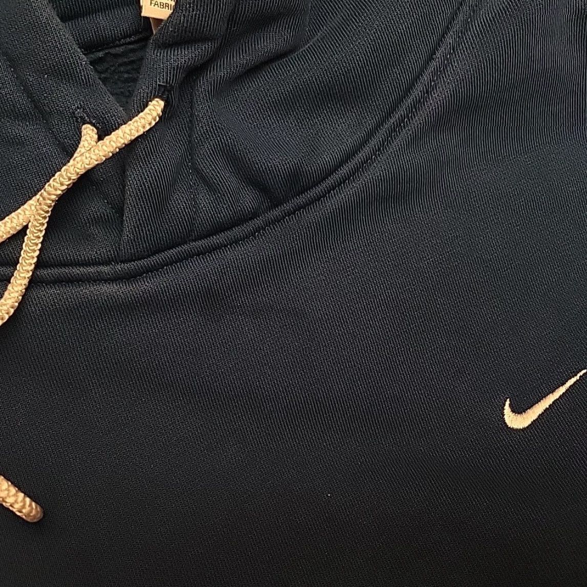 Nike VINTAGE Nike Hoodie Men XXL Blue Hooded Embroidered Center Swoosh Logo Fleece Sweatshirt Size US XXL / EU 58 / 5 - 7 Thumbnail