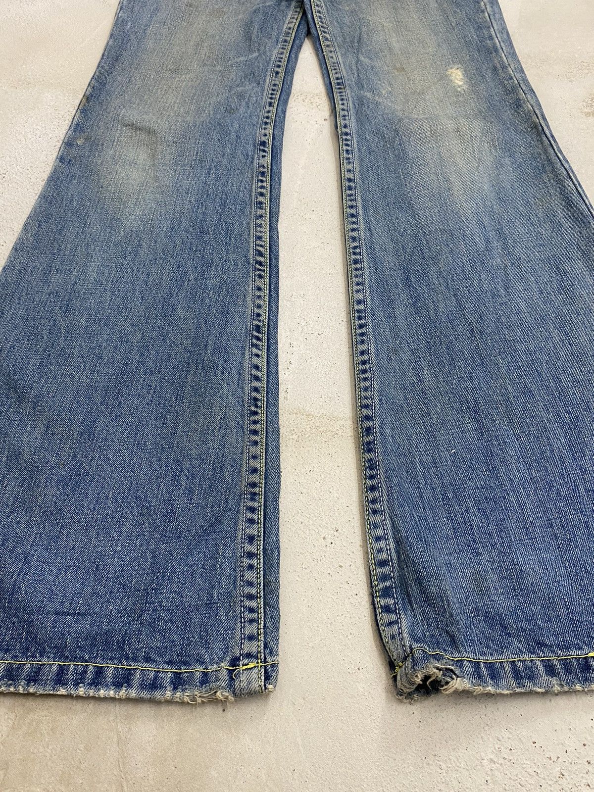 If Six Was Nine Flare Japanese Brand Mud Washed Dirty Boot Cut Fit Size US 29 - 8 Thumbnail