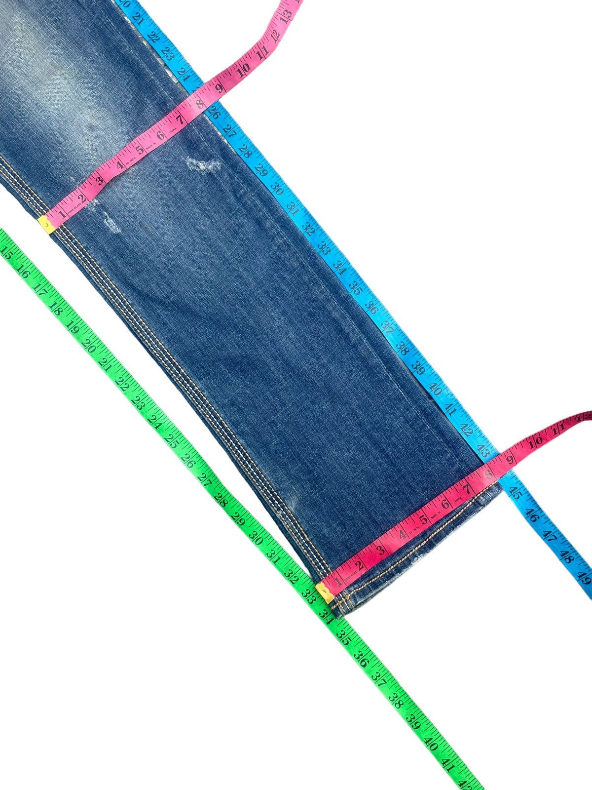 Rock Revival Rock Revival Debbie Straight Distresed Denim Size US 34 / EU 50 - 24 Thumbnail