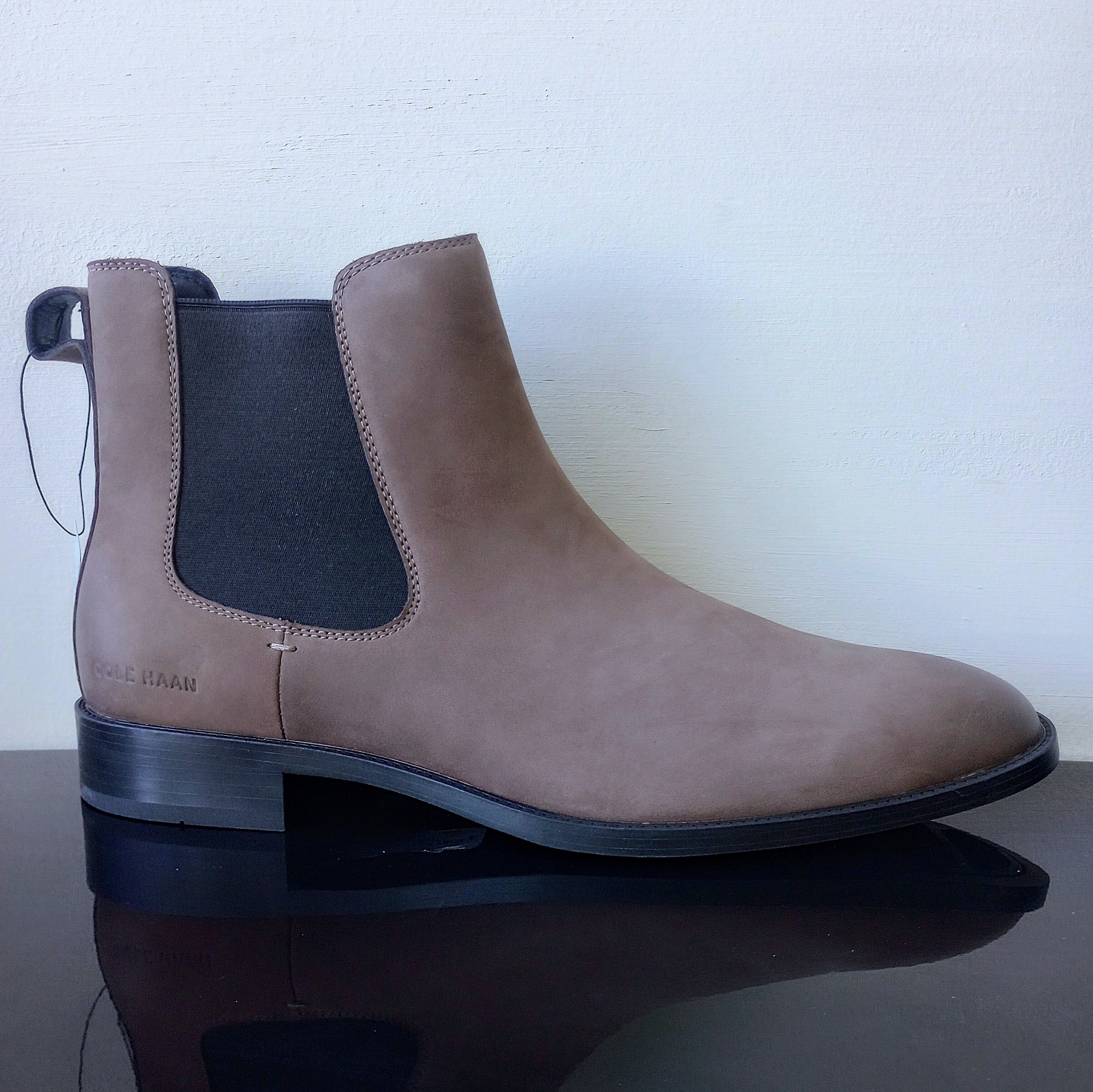 Cole Haan Cole Haan Men's Water Resistant Hawthorne Chelsea Boot Size US 10.5 / EU 43-44 - 1 Thumbnail