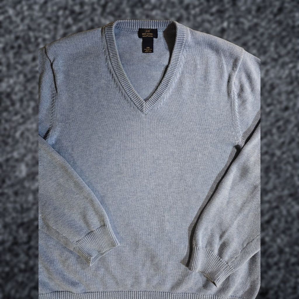 Brooks Brothers Brooks Brothers 346 Signature 100% Supima Cotton V-Neck Sweater Mens 2XL Blue Shirt Pullover Classic Casual Formal Workwear Size US XXL / EU 58 / 5 - 1 Thumbnail