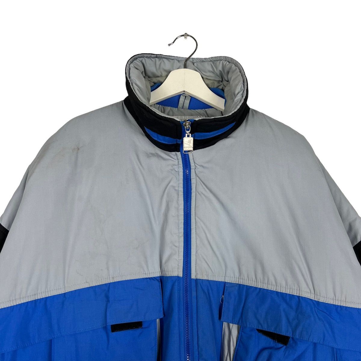 Japanese Brand 🔥 DOWNFILL DOWNHILL RACING PUFFER BOMBER JACKET Size US XL / EU 56 / 4 - 5 Thumbnail