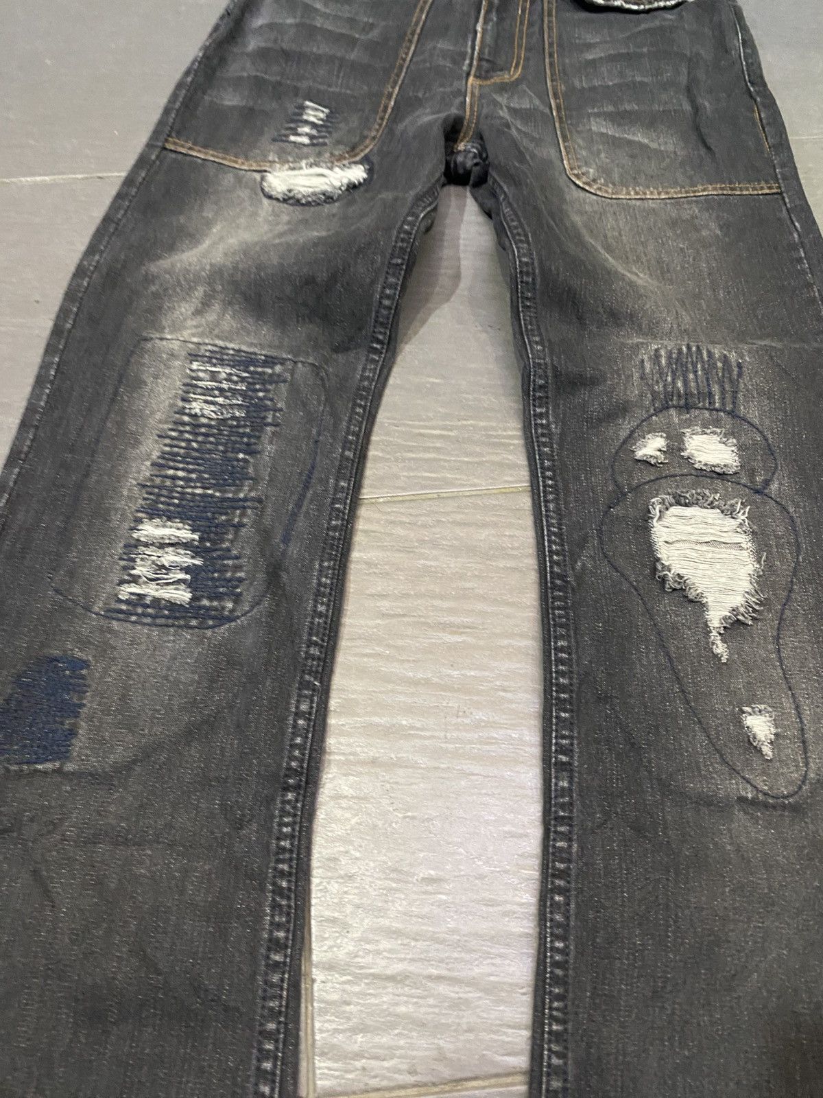 Japanese Brand Flare Jeans Japan 🇯🇵 brand Boot Cut Size US 32 / EU 48 - 3 Thumbnail
