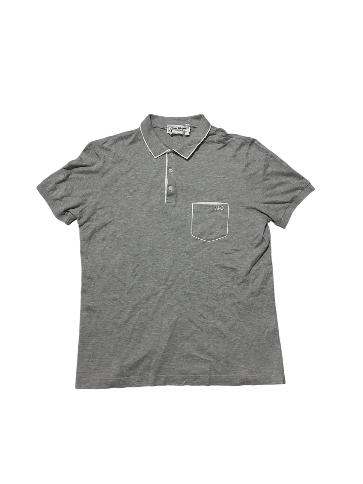 Salvatore Ferragamo × Vintage Polo by salvatore ferragamo made in italy Size US M / EU 48-50 / 2 - 1 Thumbnail