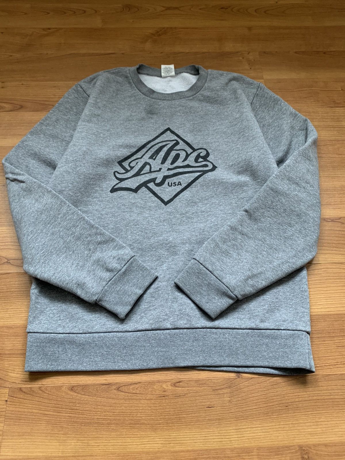 A.P.C. A.P.C. U.S. Sweatshirt Streetwear Hype Rare Vintage Size US L / EU 52-54 / 3 - 4 Thumbnail