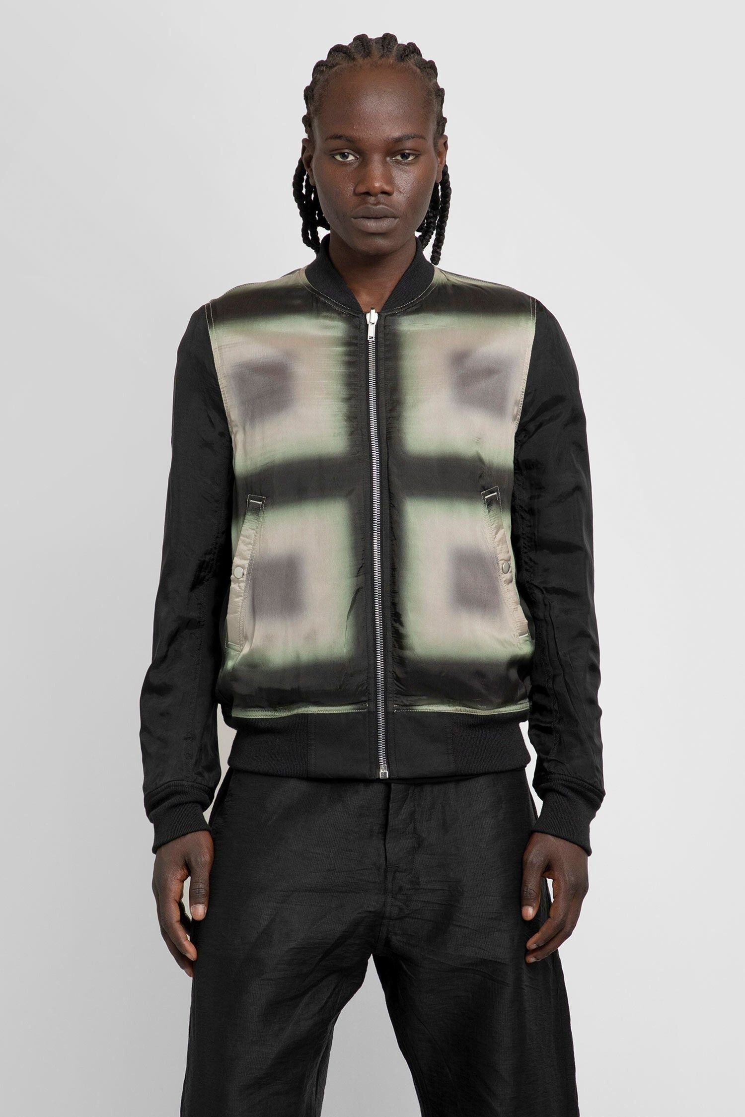 Rick Owens o1y0325 Reversible Bomber Jacket in Black Size US L / EU 52-54 / 3 - 1 Thumbnail