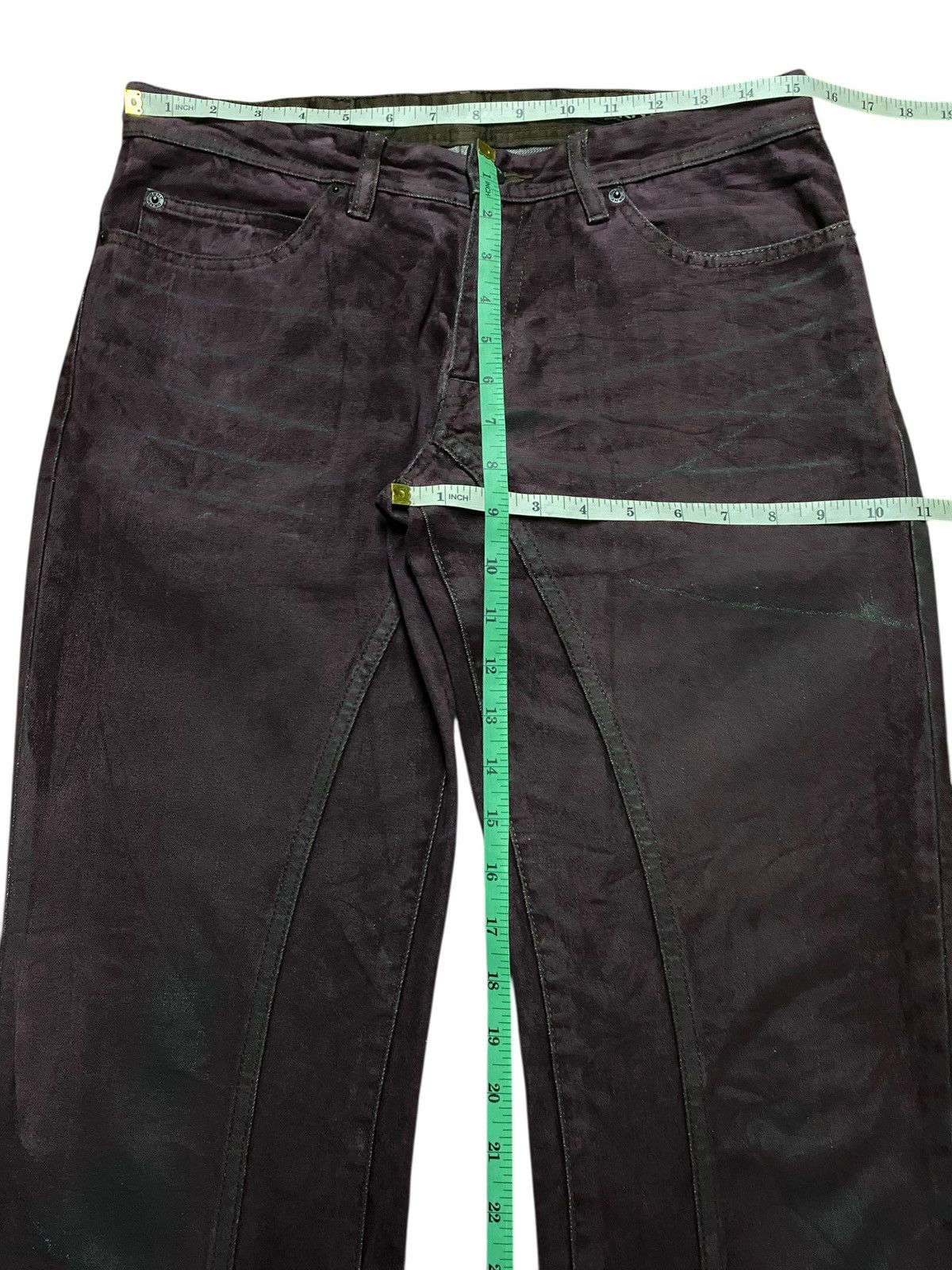 DKNY Vintage DKNY Slim Fit Deep Purple Nice Faded Jeans Size US 30 / EU 46 - 10 Thumbnail