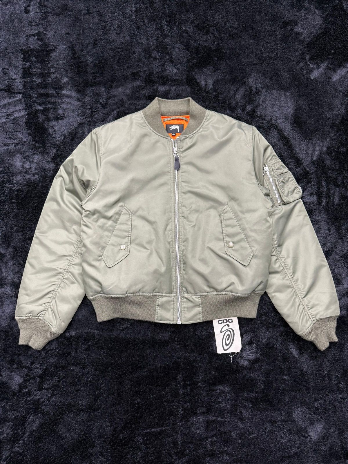 Comme des Garcons × Stussy Stussy x Comme des Garçons Bomber Jacket Rare Collab Size US S / EU 44-46 / 1 - 2 Thumbnail