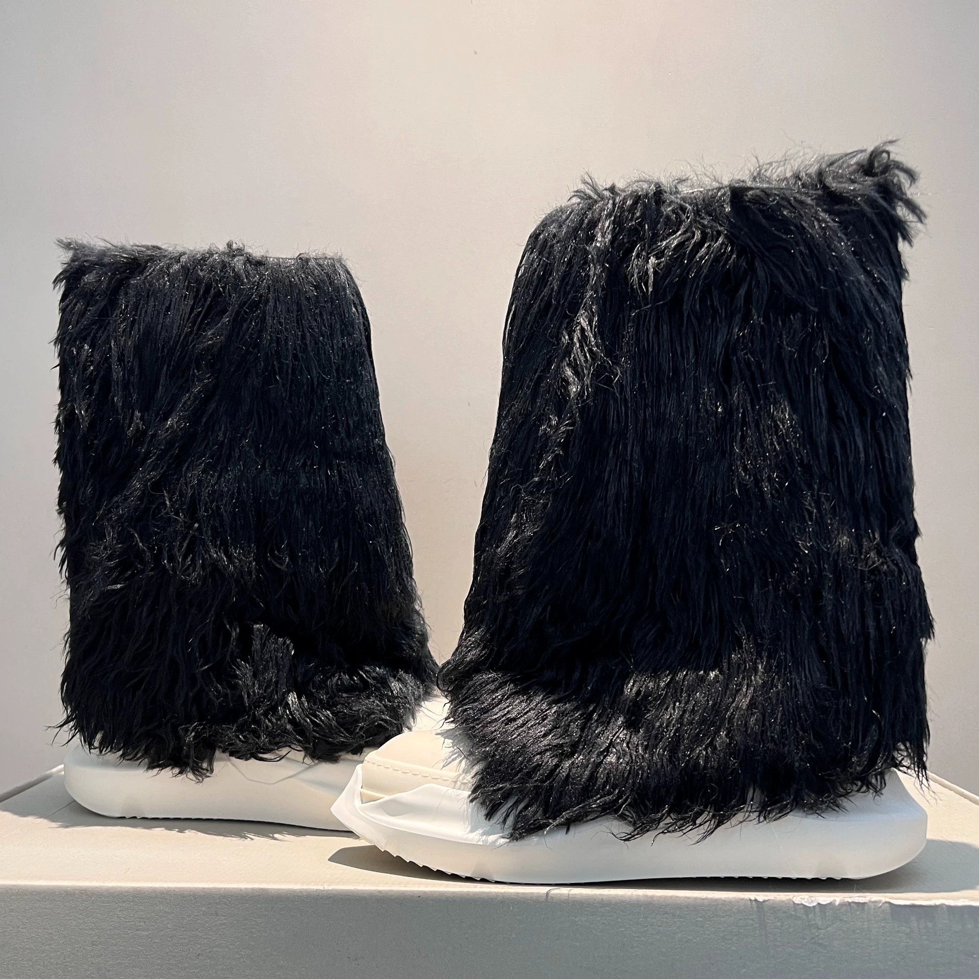 Rick Owens Rick Owens FW22 Abstract Elephant Leg Boots Size US 10 / EU 43 - 5 Thumbnail