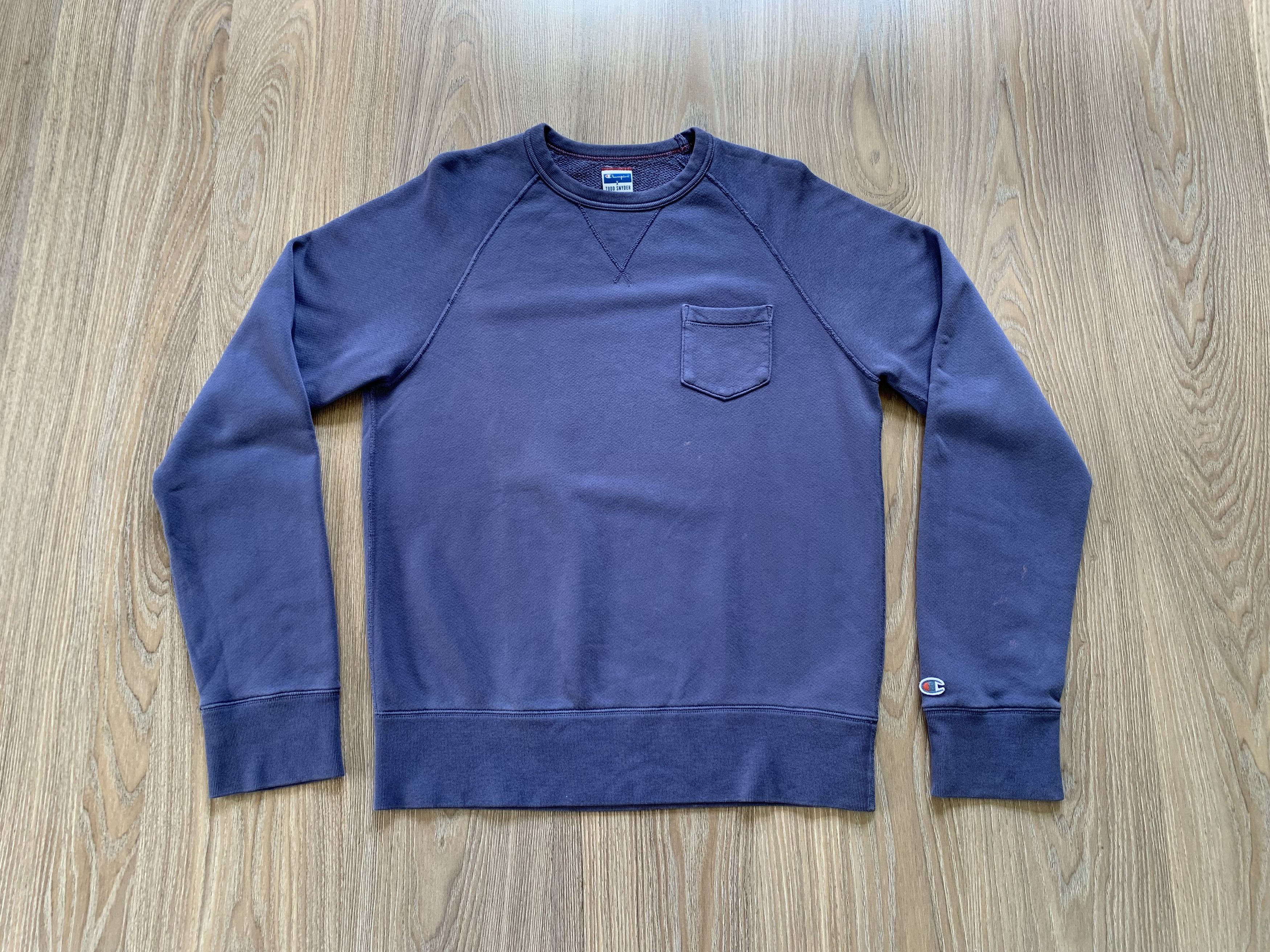 Champion × Todd Snyder × Vintage Rare Vintage Champion Todd Snyder Cotton Pocket Sweatshirt Size US M / EU 48-50 / 2 - 2 Thumbnail