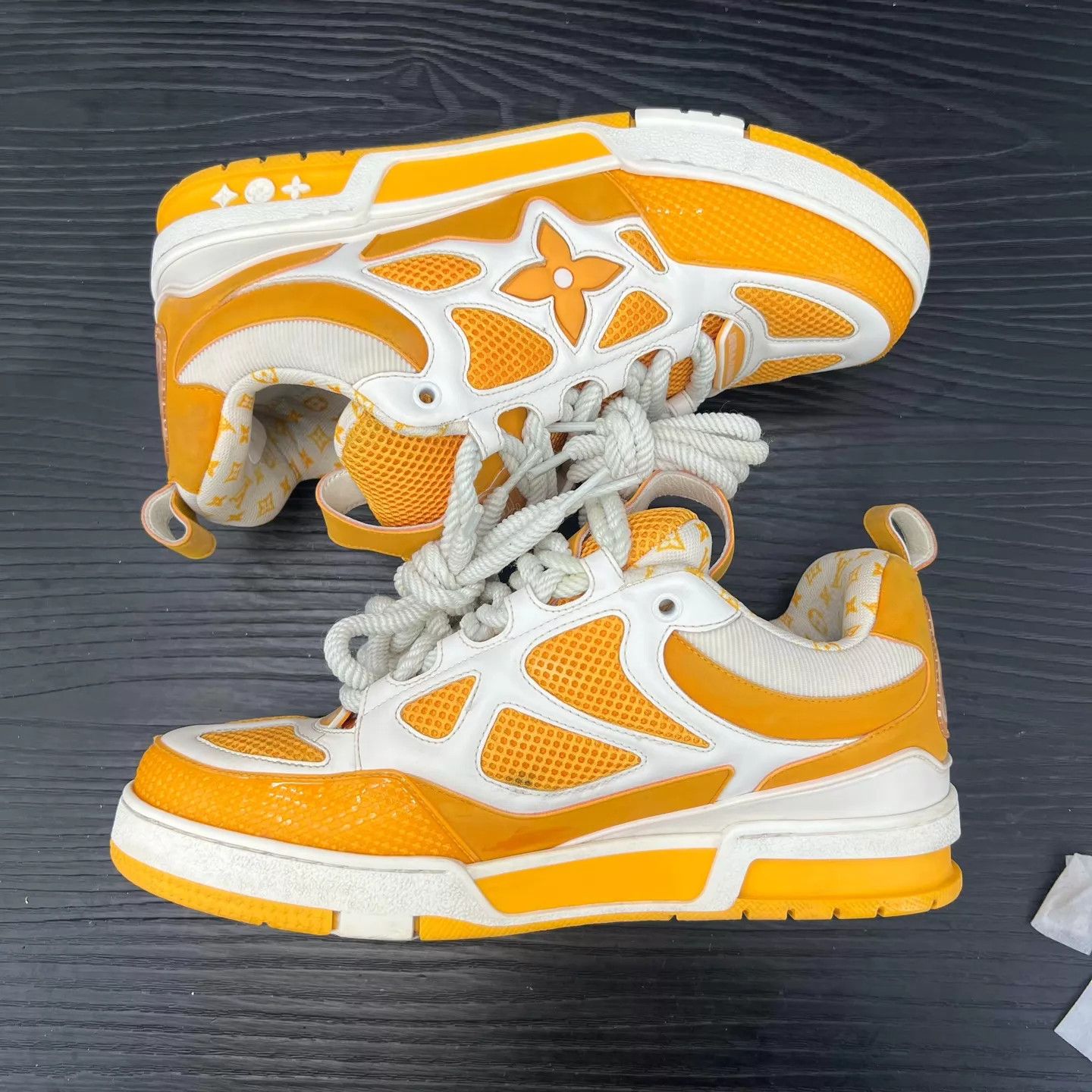 Louis Vuitton LV Skate White & Yellow 42 Size US 9 / EU 42 - 2 Thumbnail