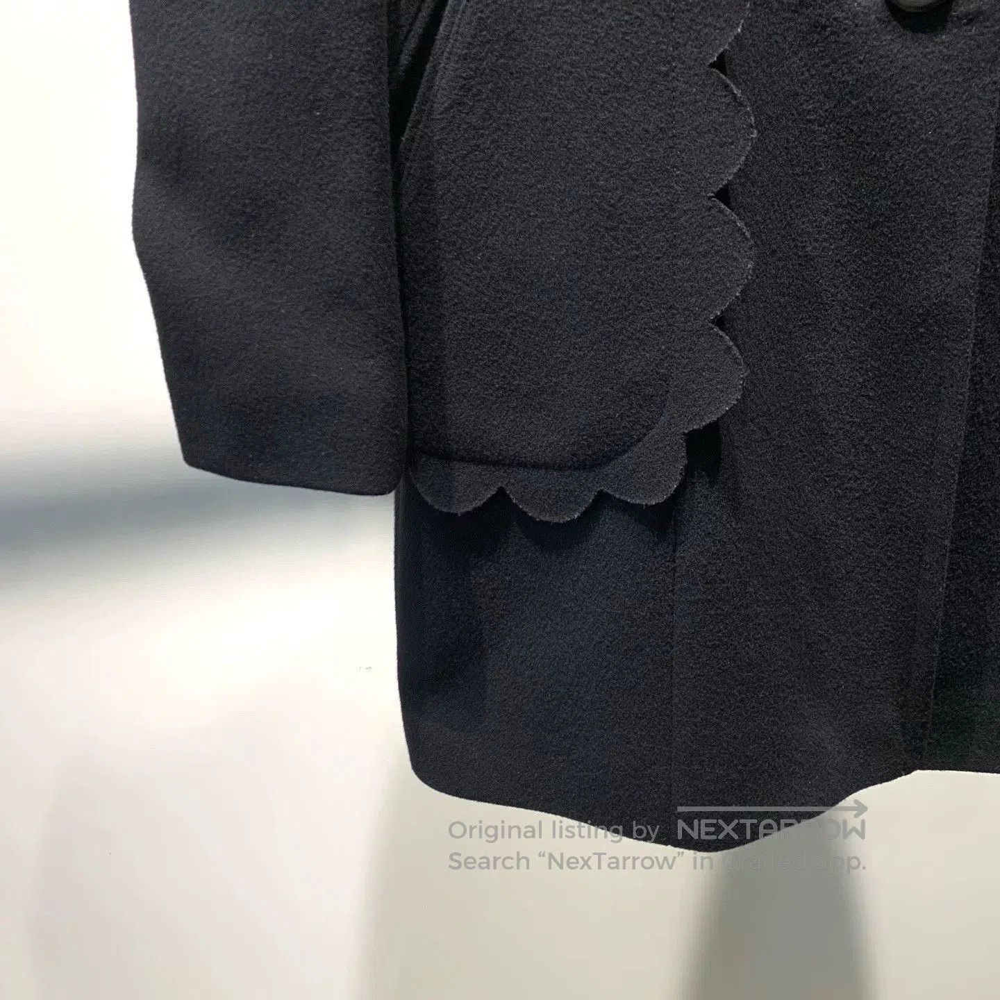 Valentino Valentino Black Wool Coat. Size S / US 4 / IT 40 - 5 Thumbnail