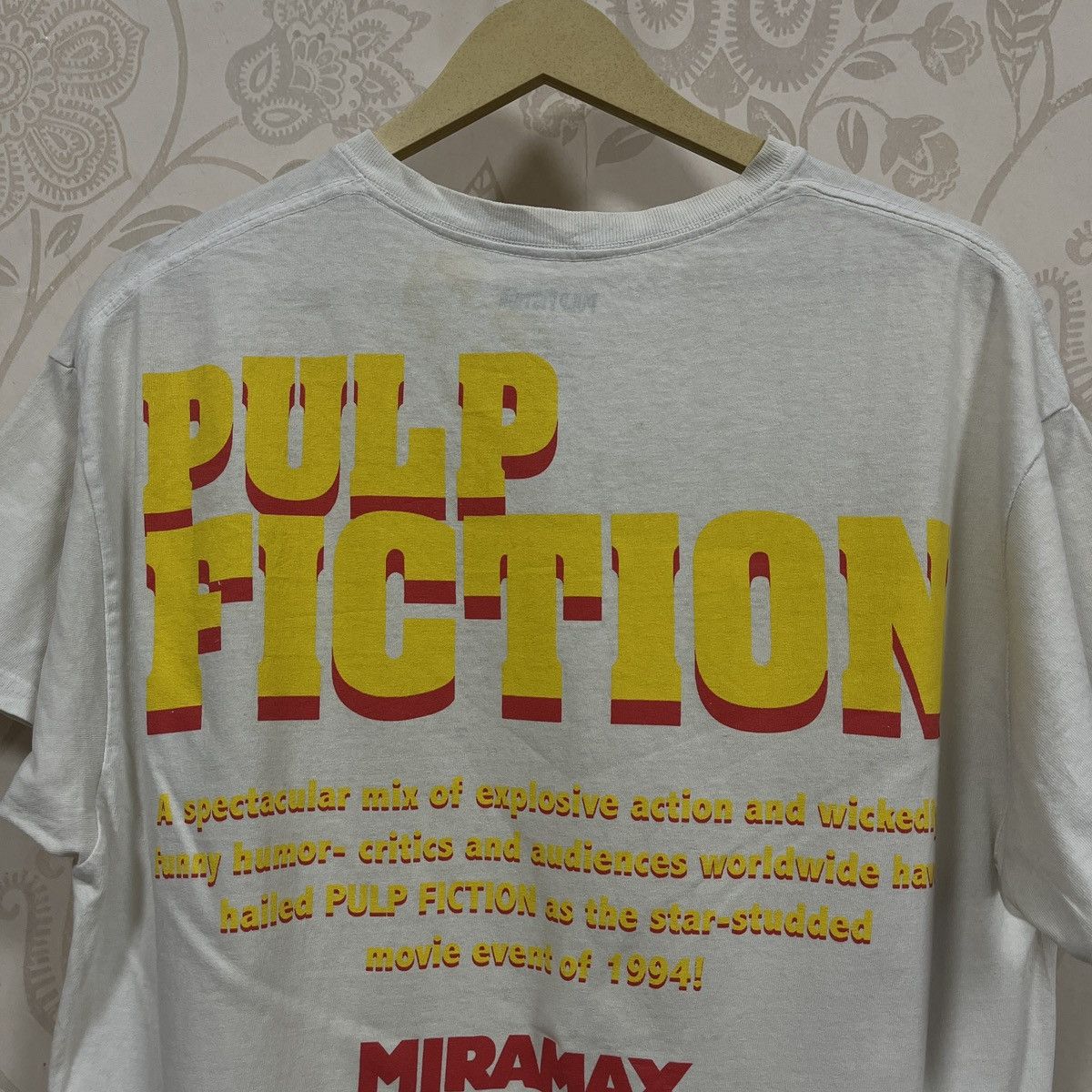 Other Pulp Fiction Movie John Travolta Uma Thurman TShirt Size US L / EU 52-54 / 3 - 21 Thumbnail